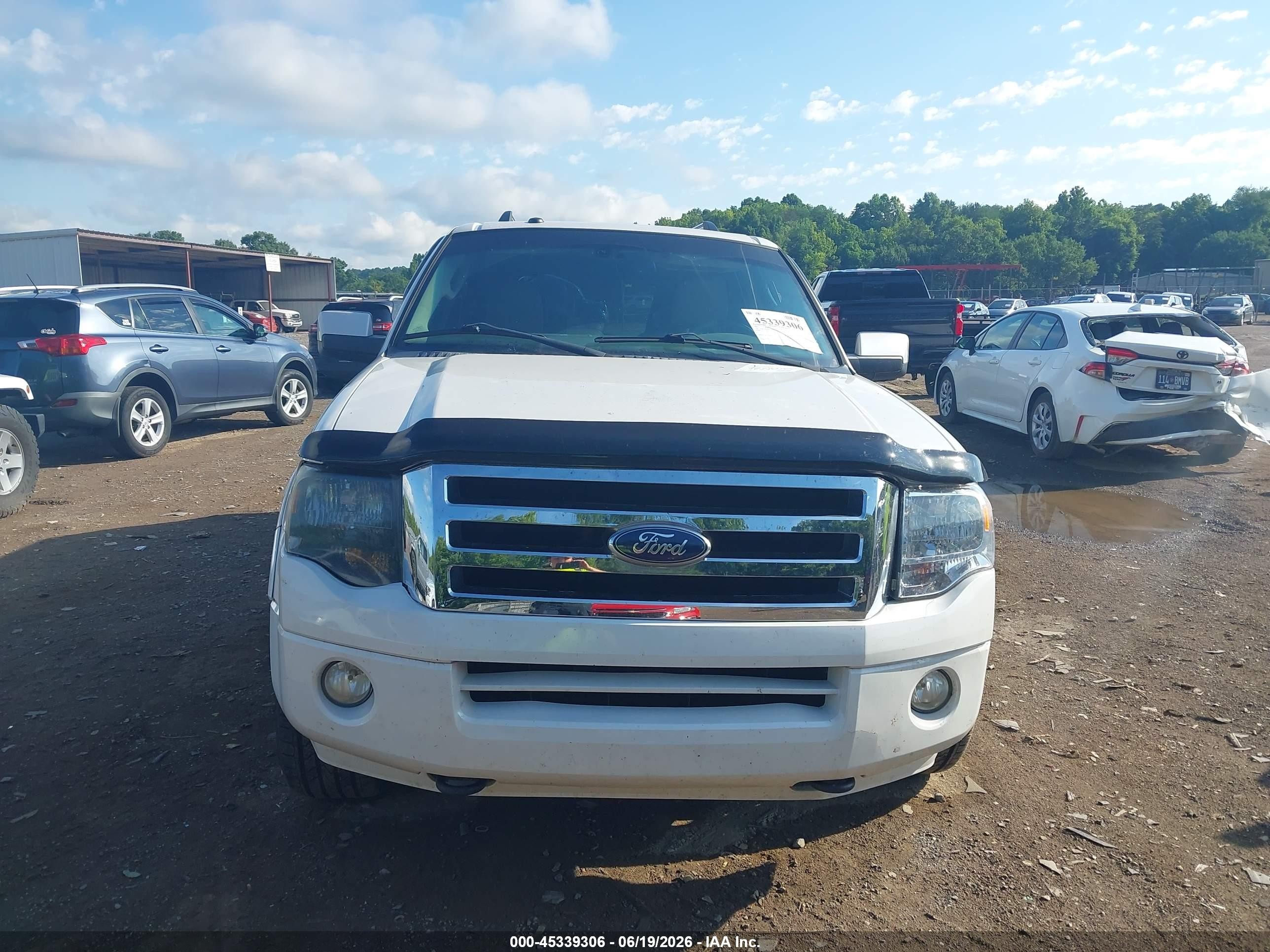 2011 Ford Expedition El Limited White vin: 1FMJK2A55BEF57637