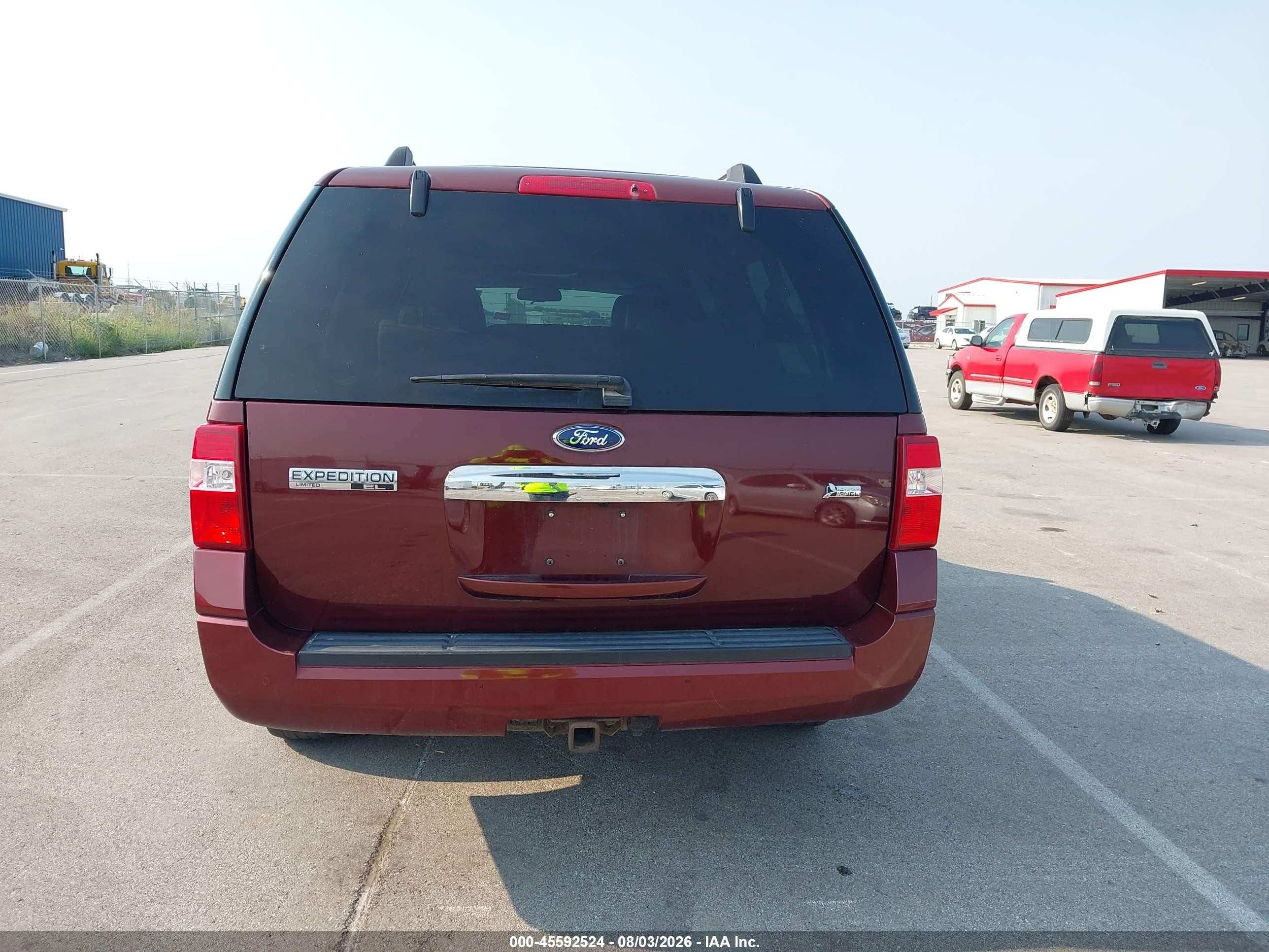 2012 Ford Expedition El Limited Maroon vin: 1FMJK2A55CEF15549