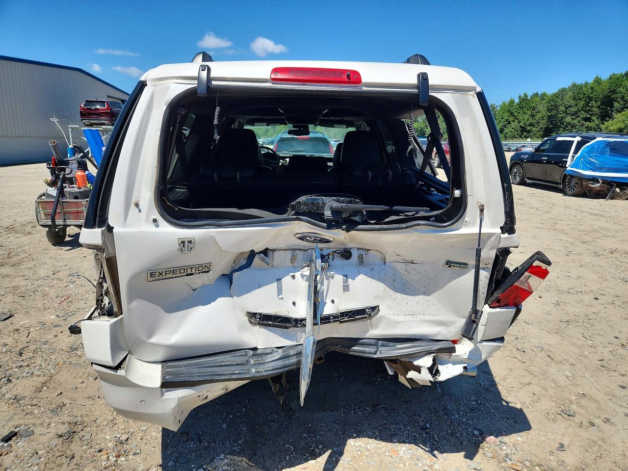 2014 Ford Expedition El Limited White vin: 1FMJK2A56EEF06295