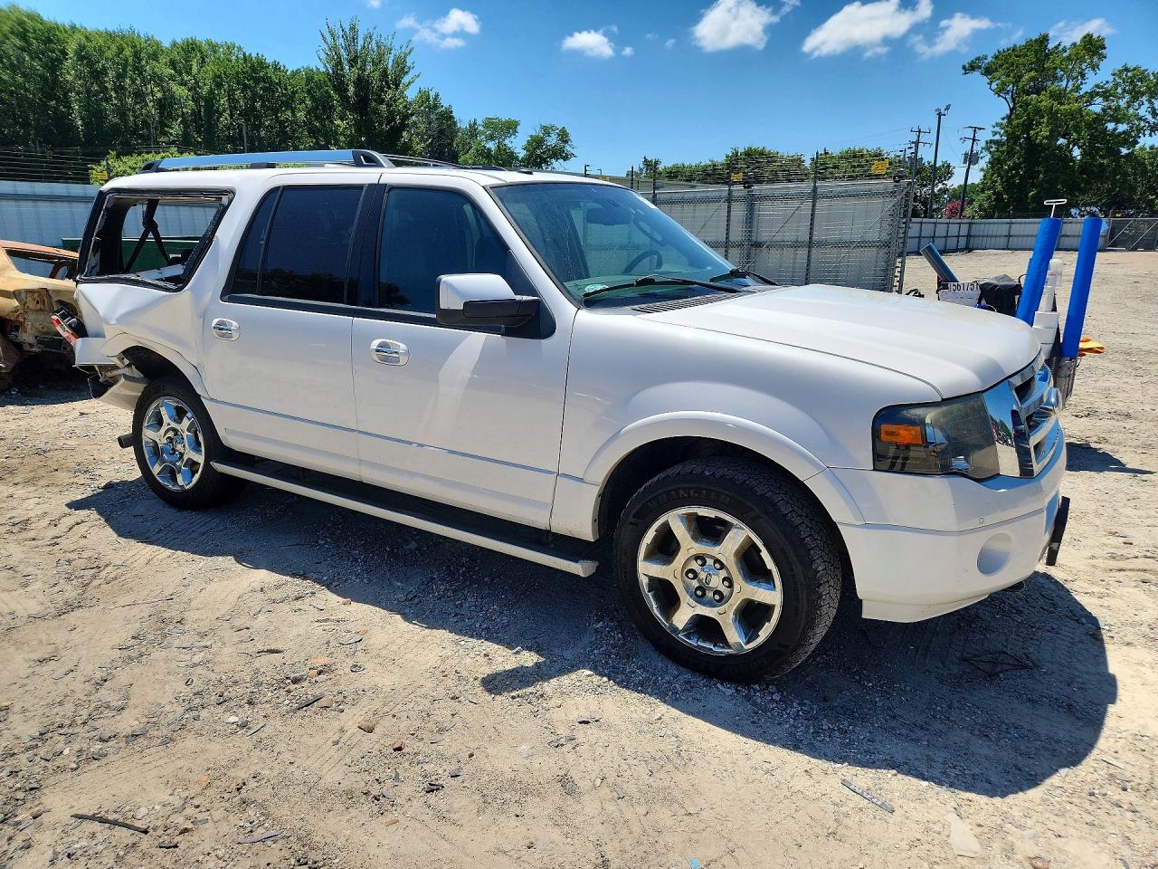 2014 Ford Expedition El Limited White vin: 1FMJK2A56EEF06295