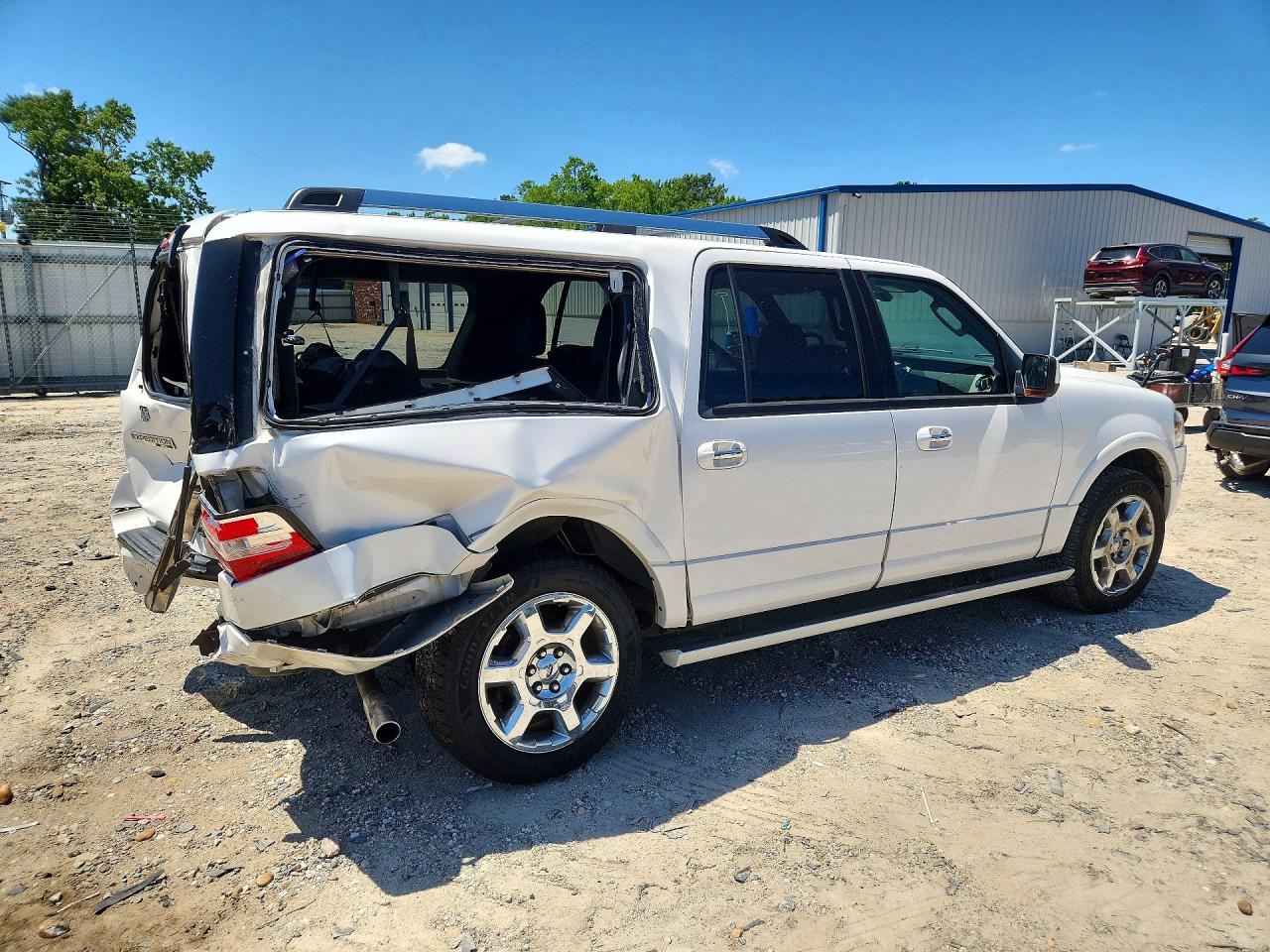 2014 Ford Expedition El Limited White vin: 1FMJK2A56EEF06295