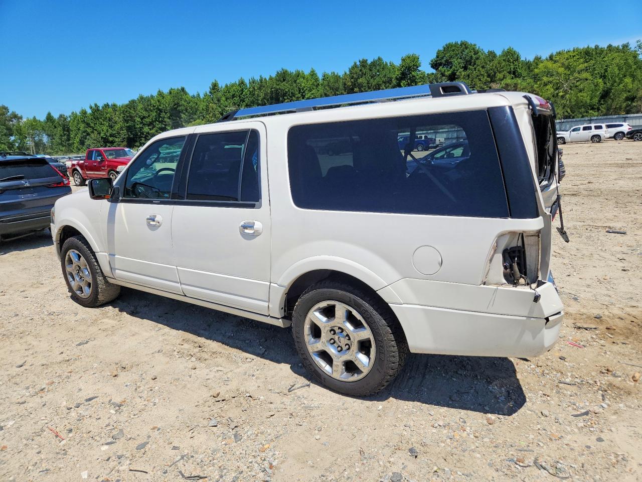 2014 Ford Expedition El Limited White vin: 1FMJK2A56EEF06295
