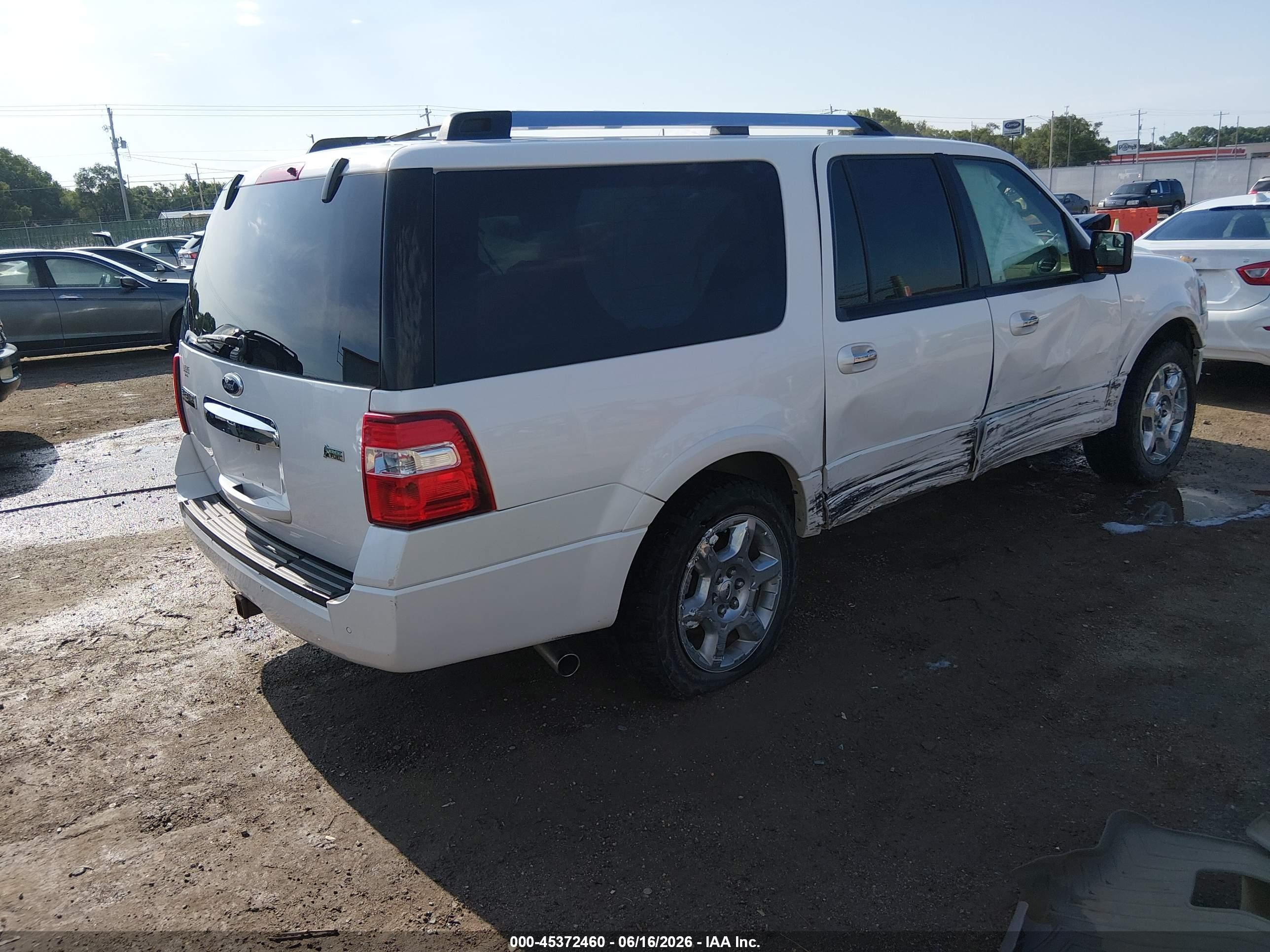 2014 Ford Expedition El Limited White vin: 1FMJK2A56EEF45923