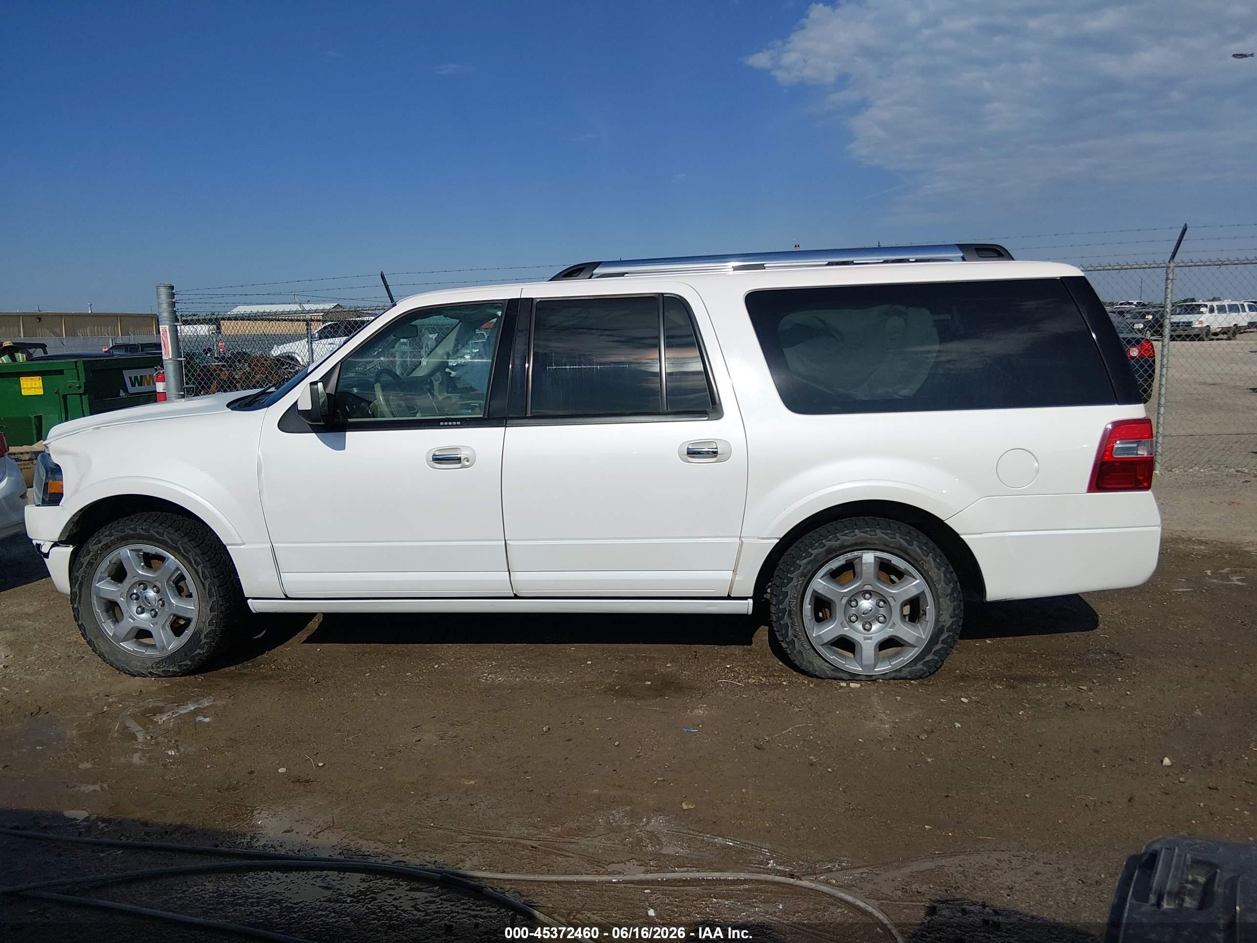 2014 Ford Expedition El Limited White vin: 1FMJK2A56EEF45923