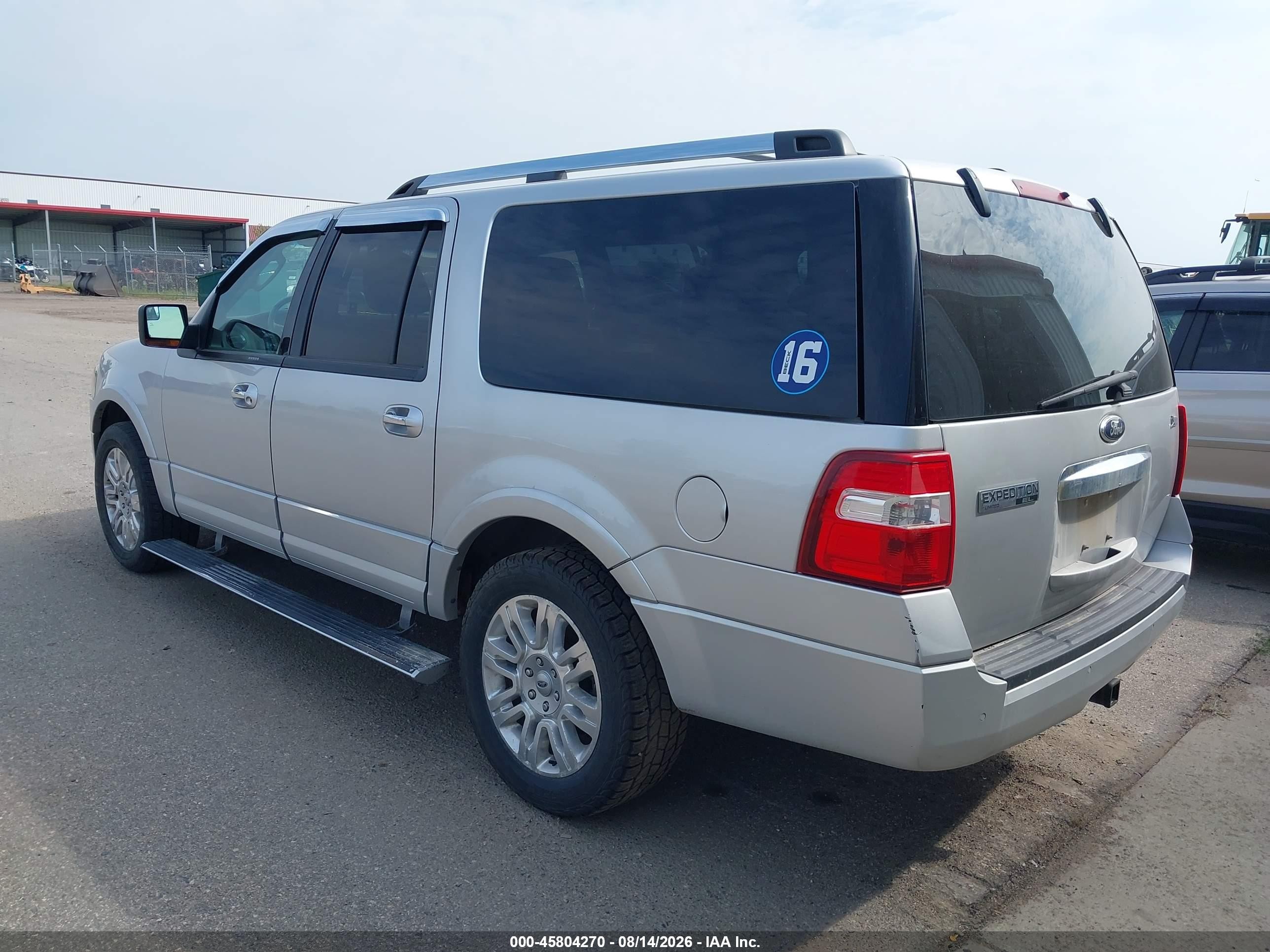 2014 Ford Expedition El Limited Silver vin: 1FMJK2A56EEF56324