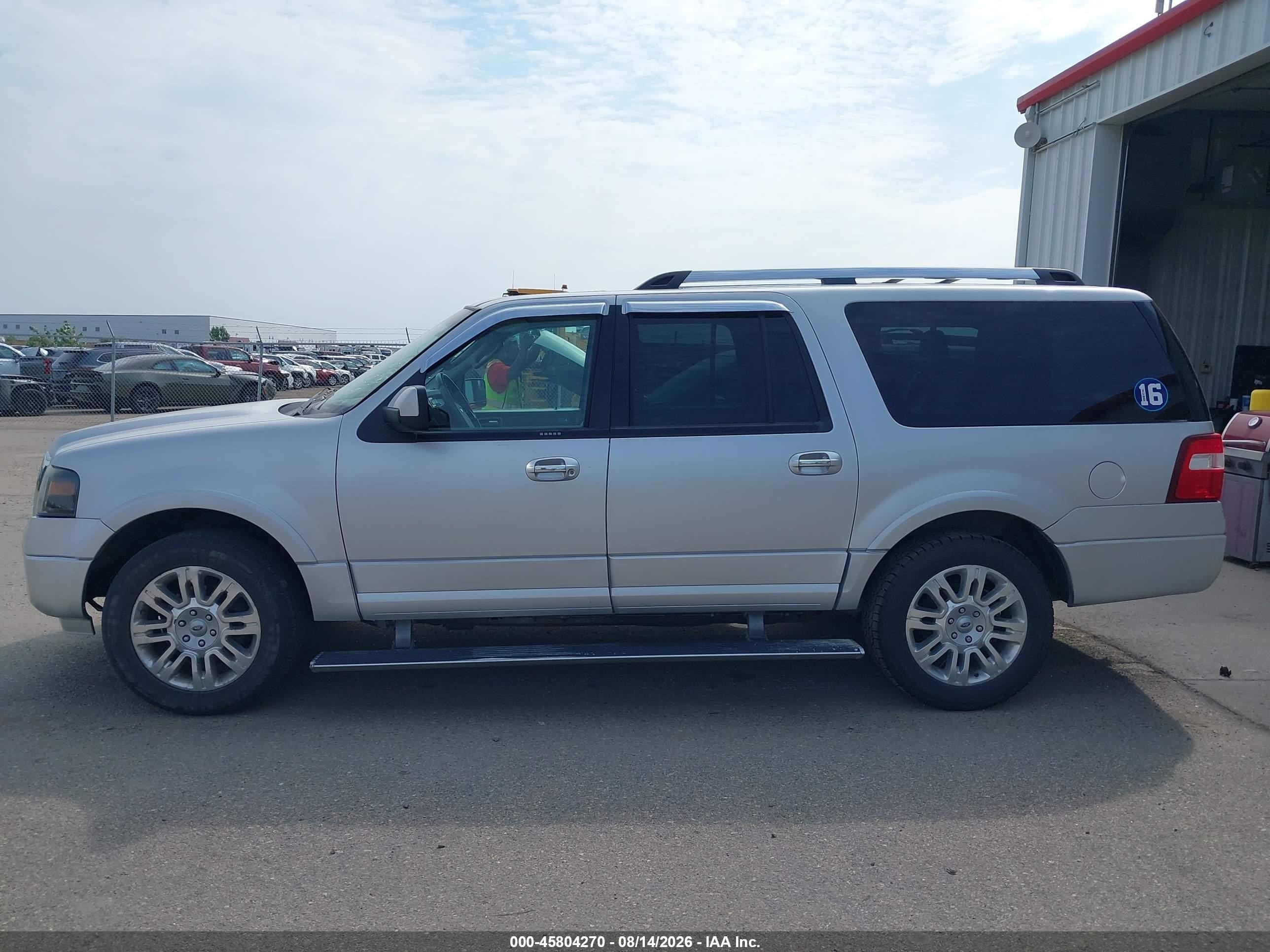 2014 Ford Expedition El Limited Silver vin: 1FMJK2A56EEF56324