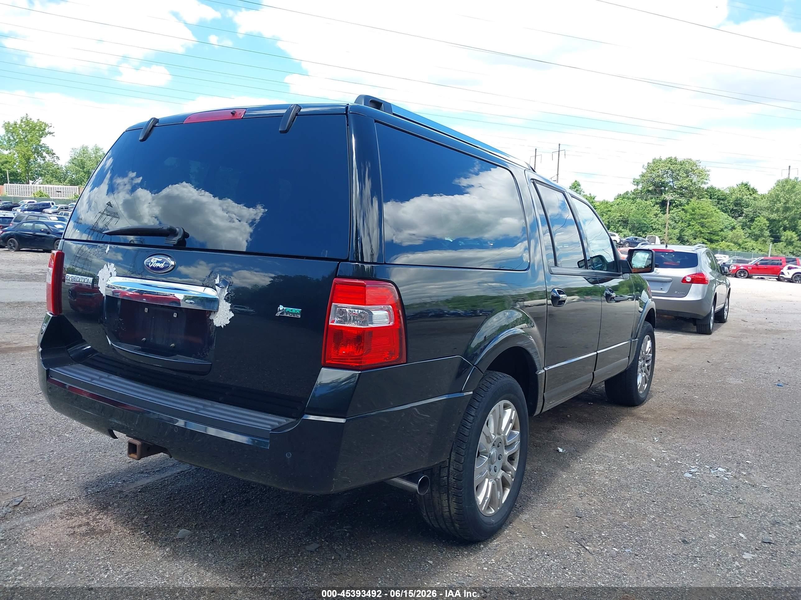 2011 Ford Expedition El Limited Black vin: 1FMJK2A57BEF19634