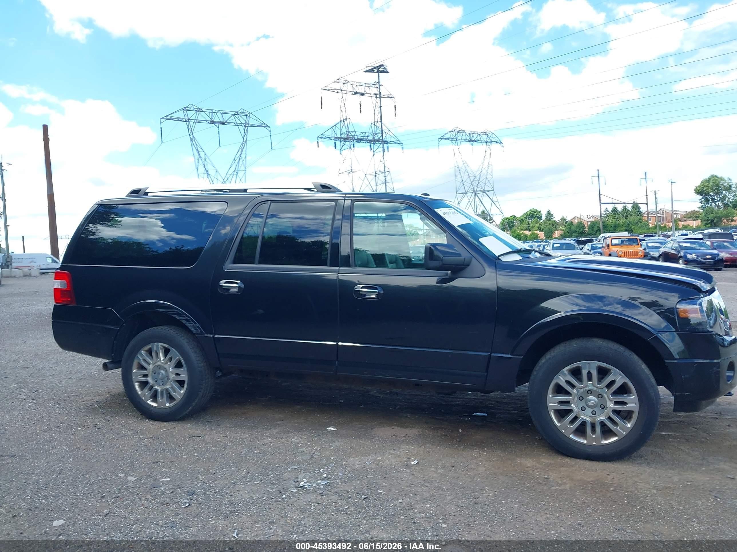 2011 Ford Expedition El Limited Black vin: 1FMJK2A57BEF19634
