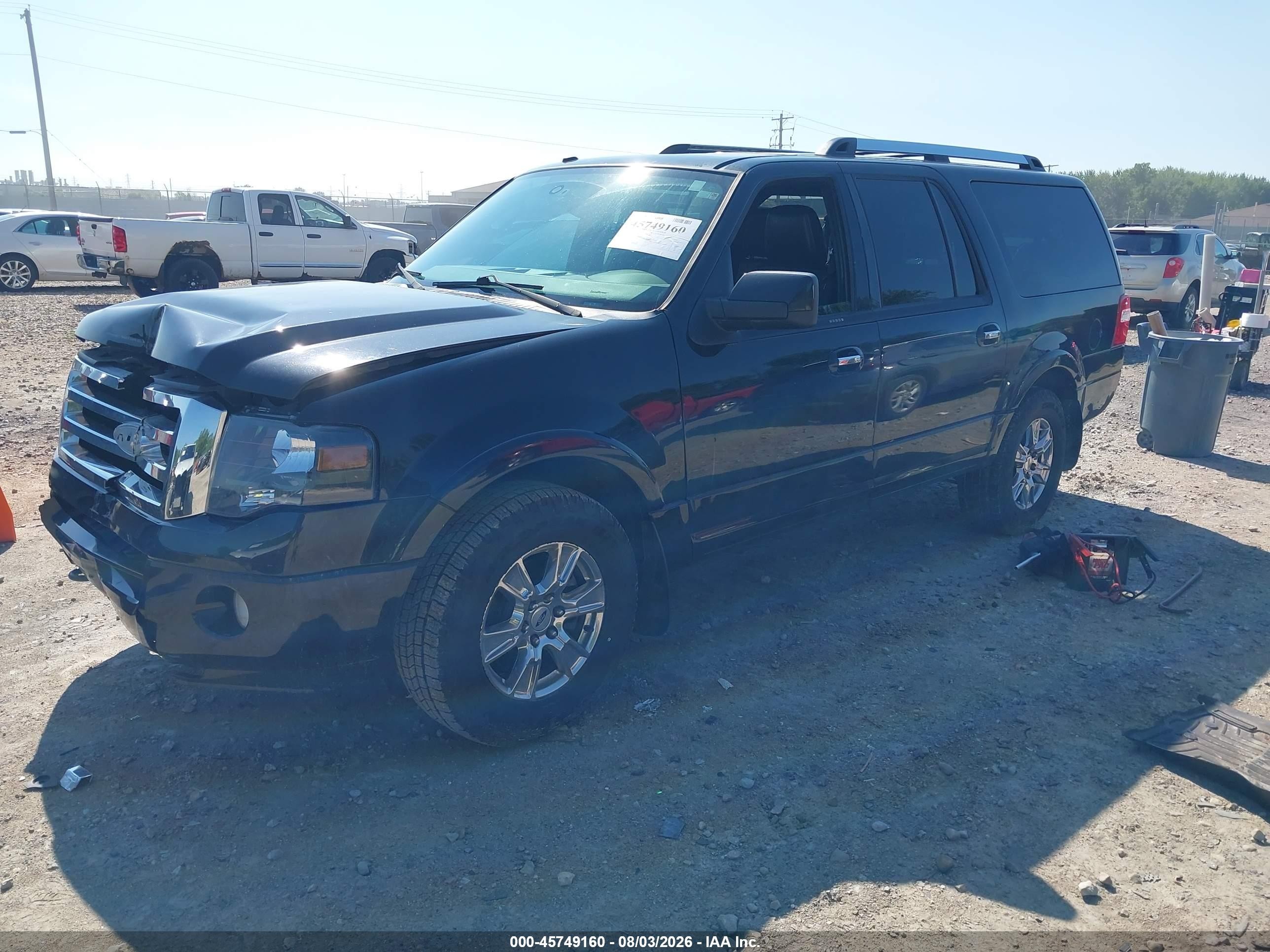 2012 Ford Expedition El Limited Black vin: 1FMJK2A57CEF66034