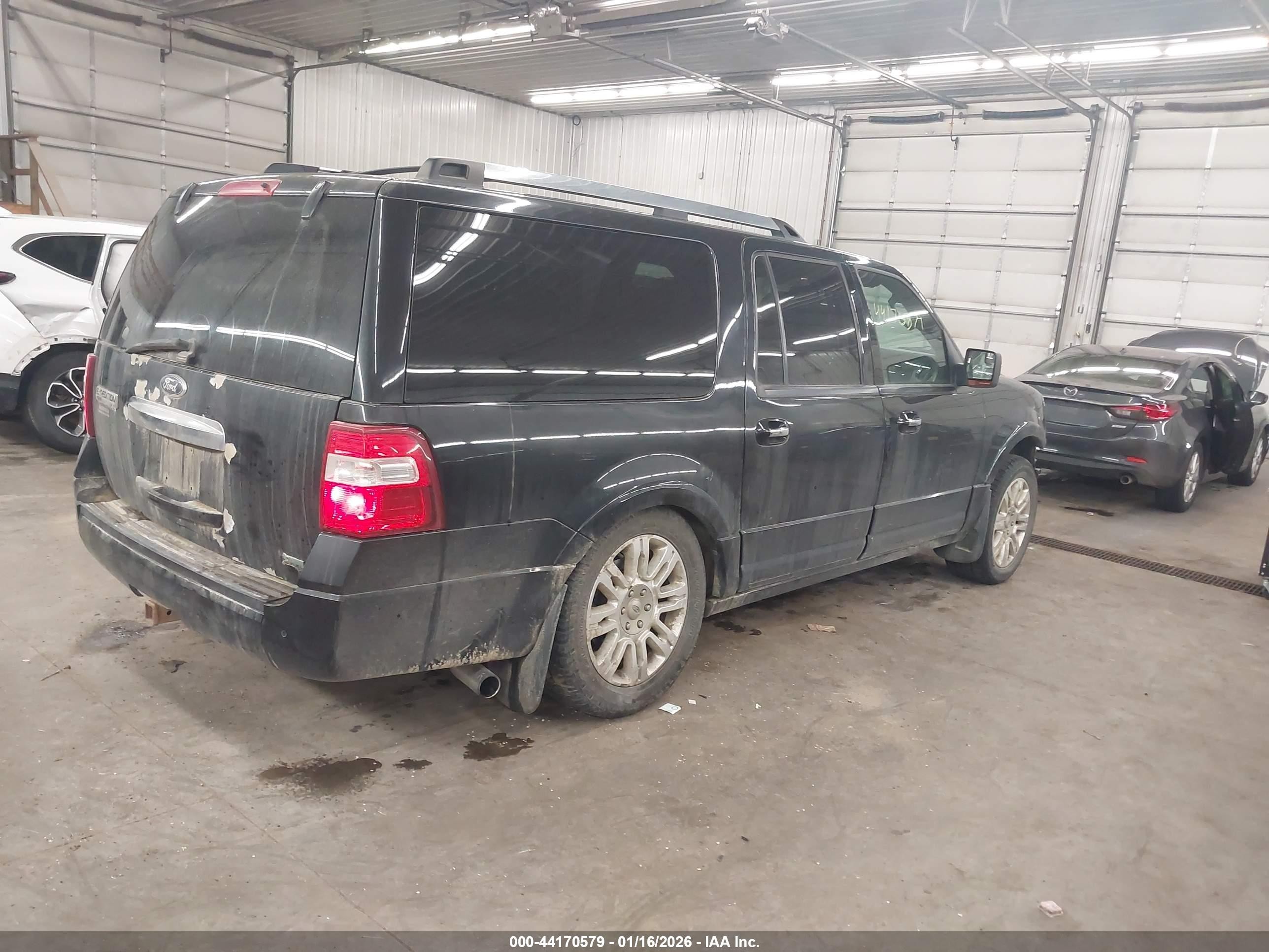 2013 Ford Expedition Max Limited Black vin: 1FMJK2A57DEF13092