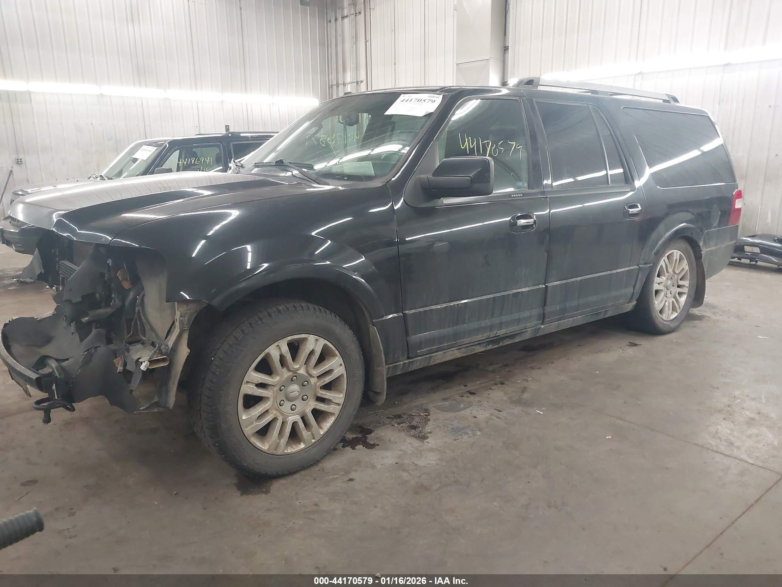 2013 Ford Expedition Max Limited Black vin: 1FMJK2A57DEF13092