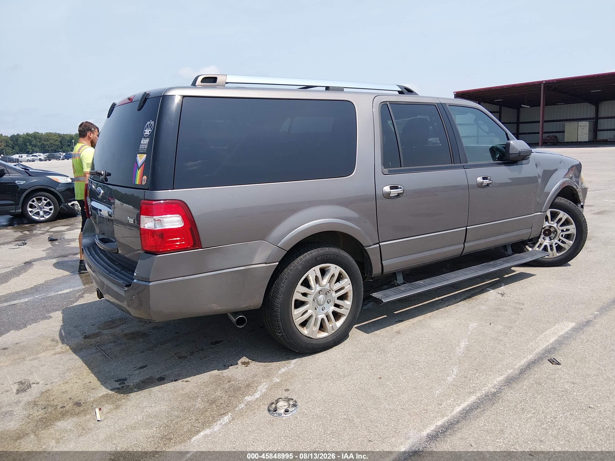 2013 Ford Expedition Max Limited Gray vin: 1FMJK2A57DEF40230