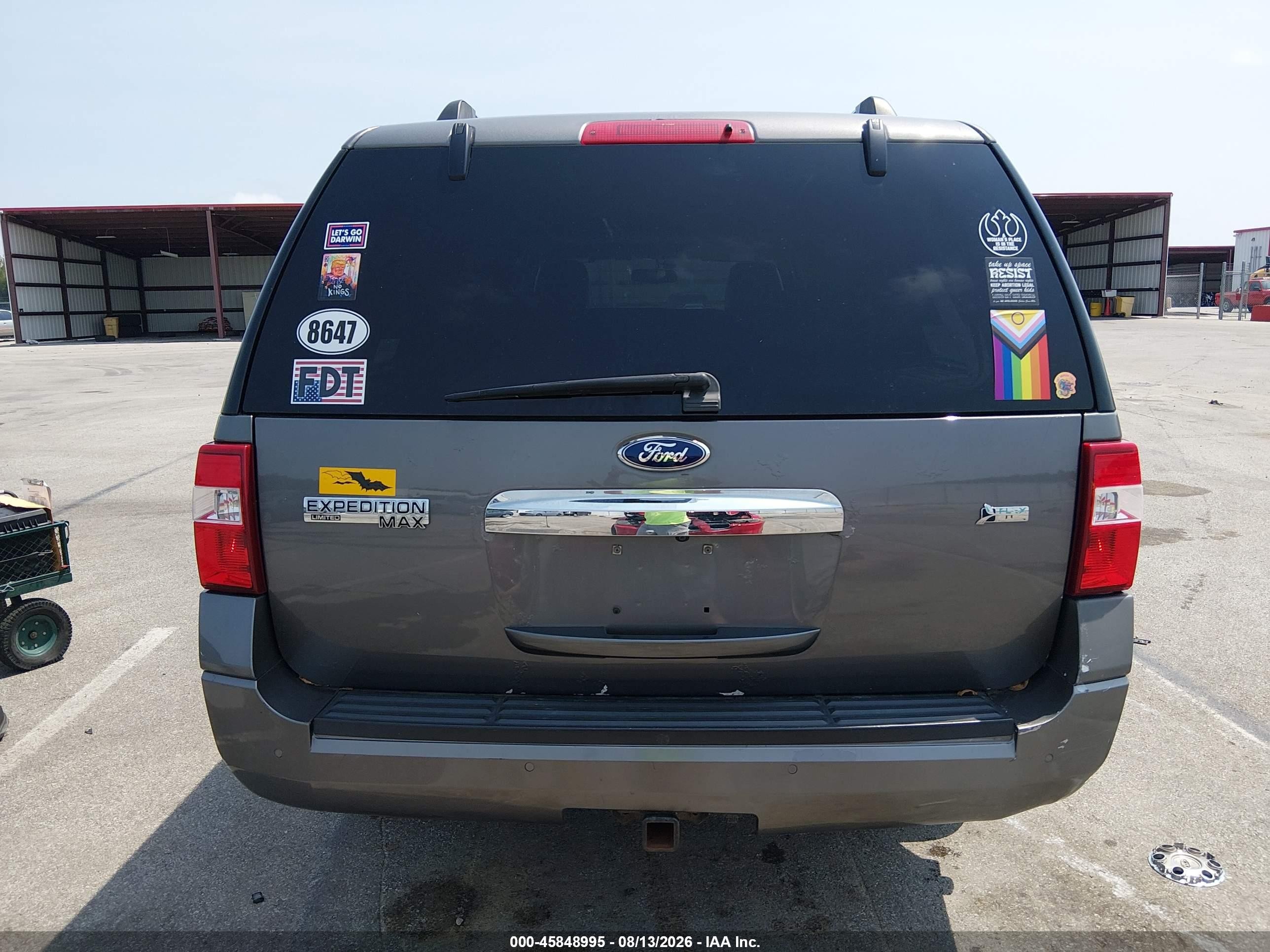 2013 Ford Expedition Max Limited Gray vin: 1FMJK2A57DEF40230