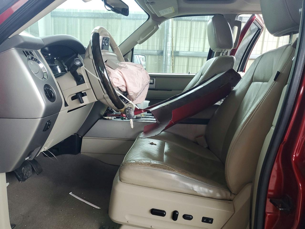 2013 Ford Expedition El Limited Red vin: 1FMJK2A57DEF48845