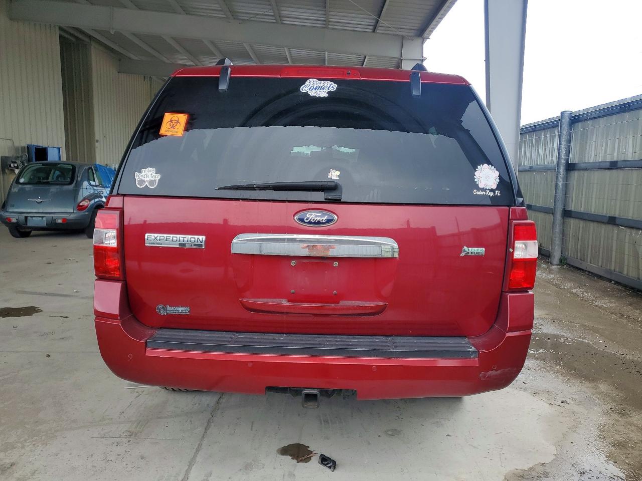 2013 Ford Expedition El Limited Red vin: 1FMJK2A57DEF48845