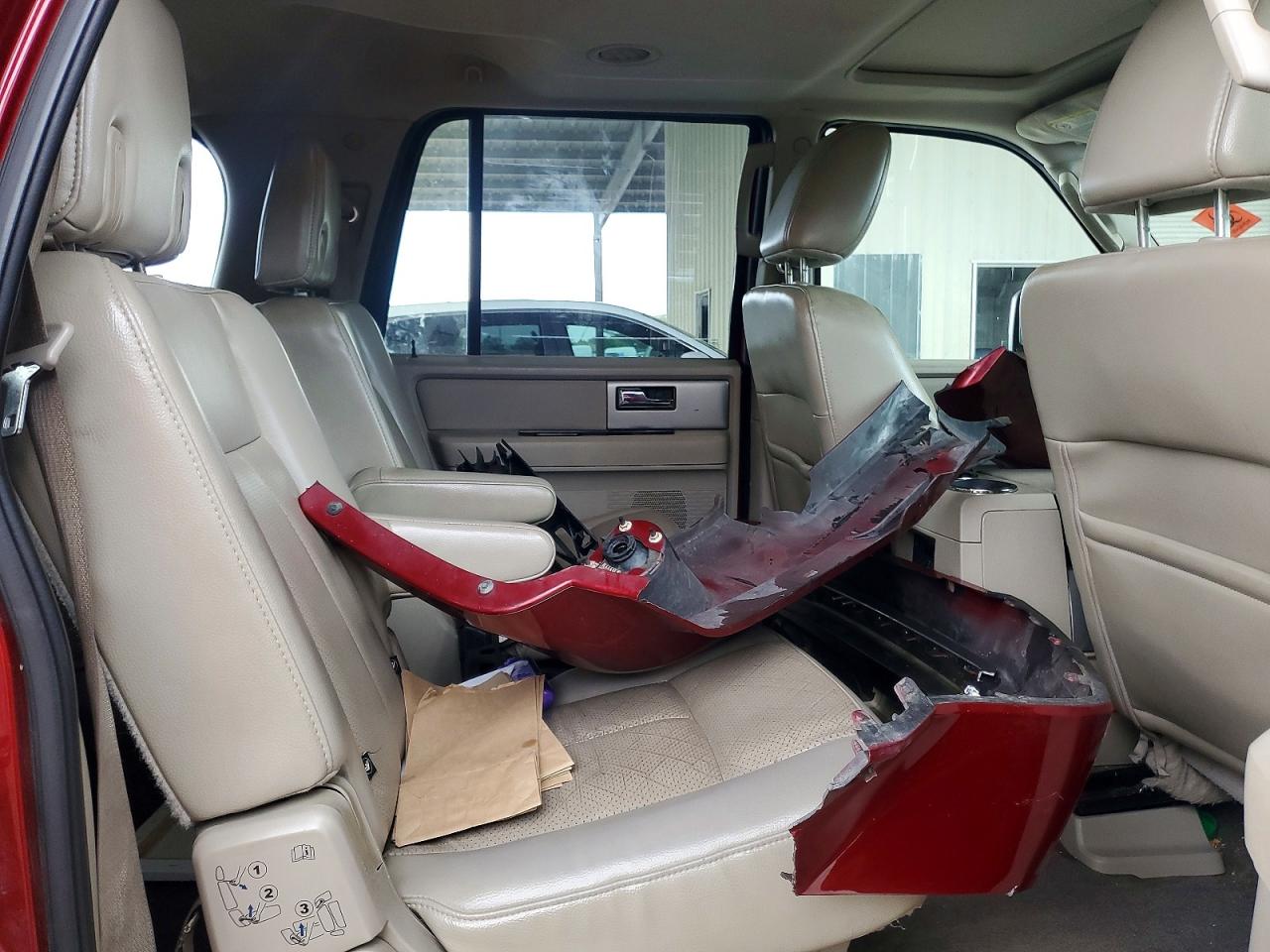 2013 Ford Expedition El Limited Red vin: 1FMJK2A57DEF48845
