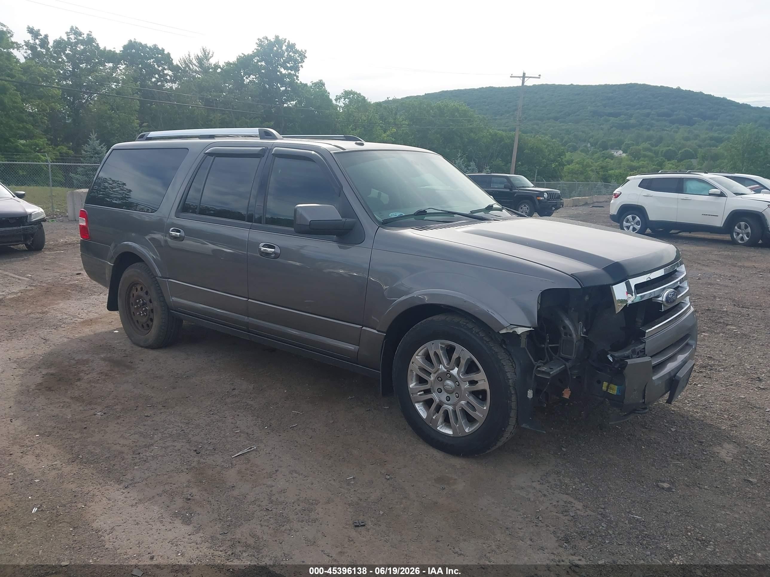 2013 Ford Expedition El Limited Gray vin: 1FMJK2A57DEF65497