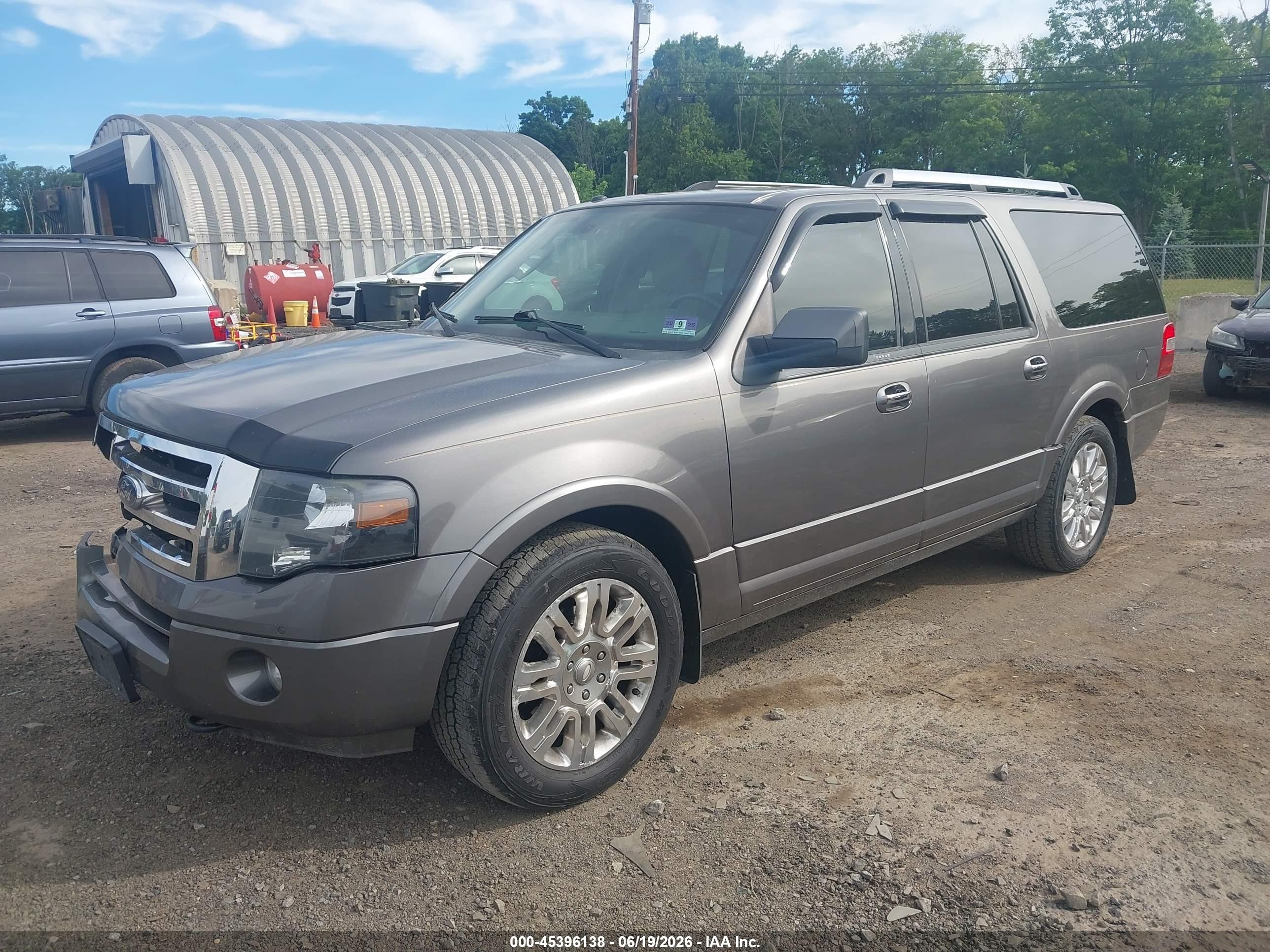 2013 Ford Expedition El Limited Gray vin: 1FMJK2A57DEF65497