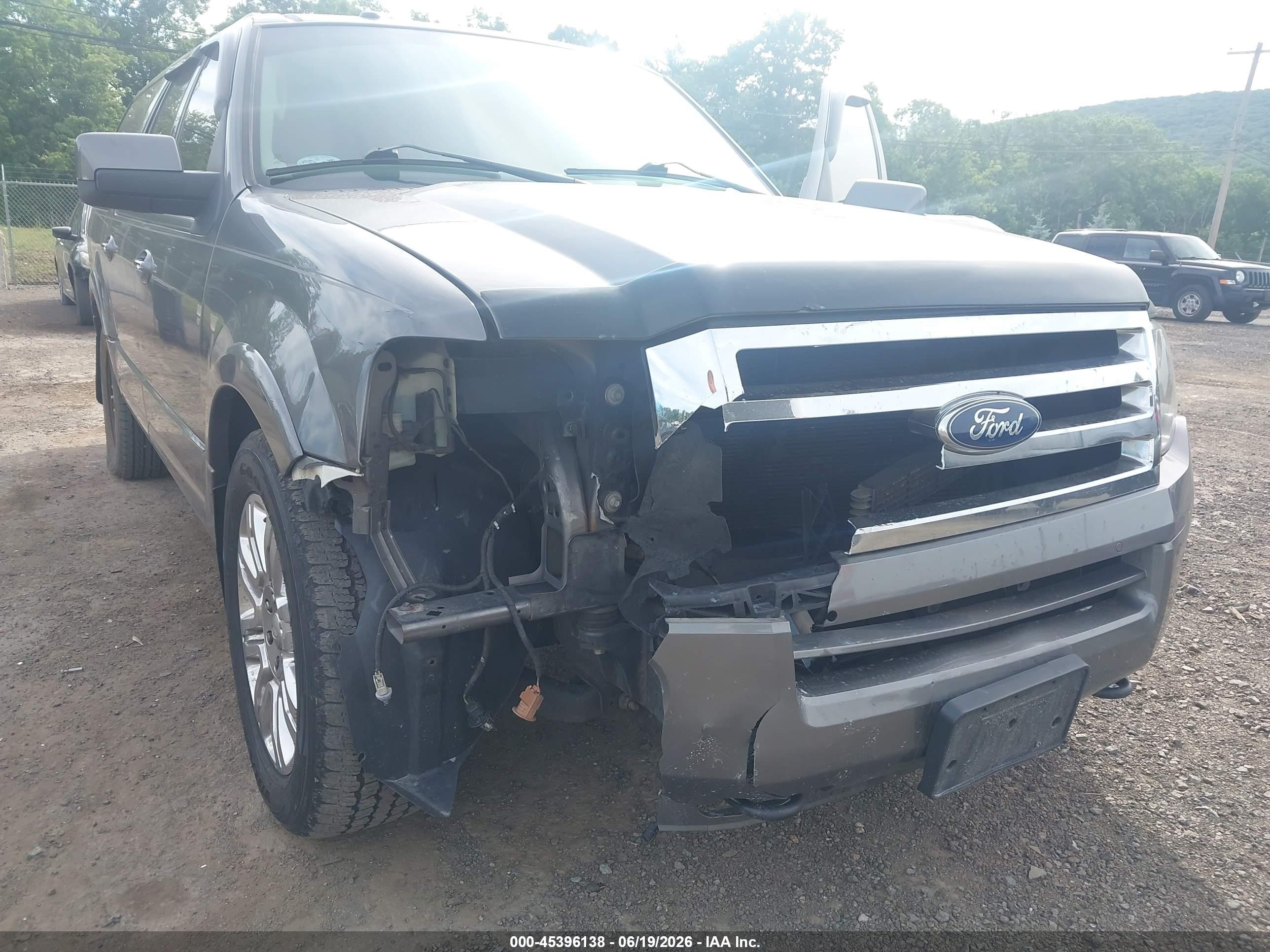 2013 Ford Expedition El Limited Gray vin: 1FMJK2A57DEF65497