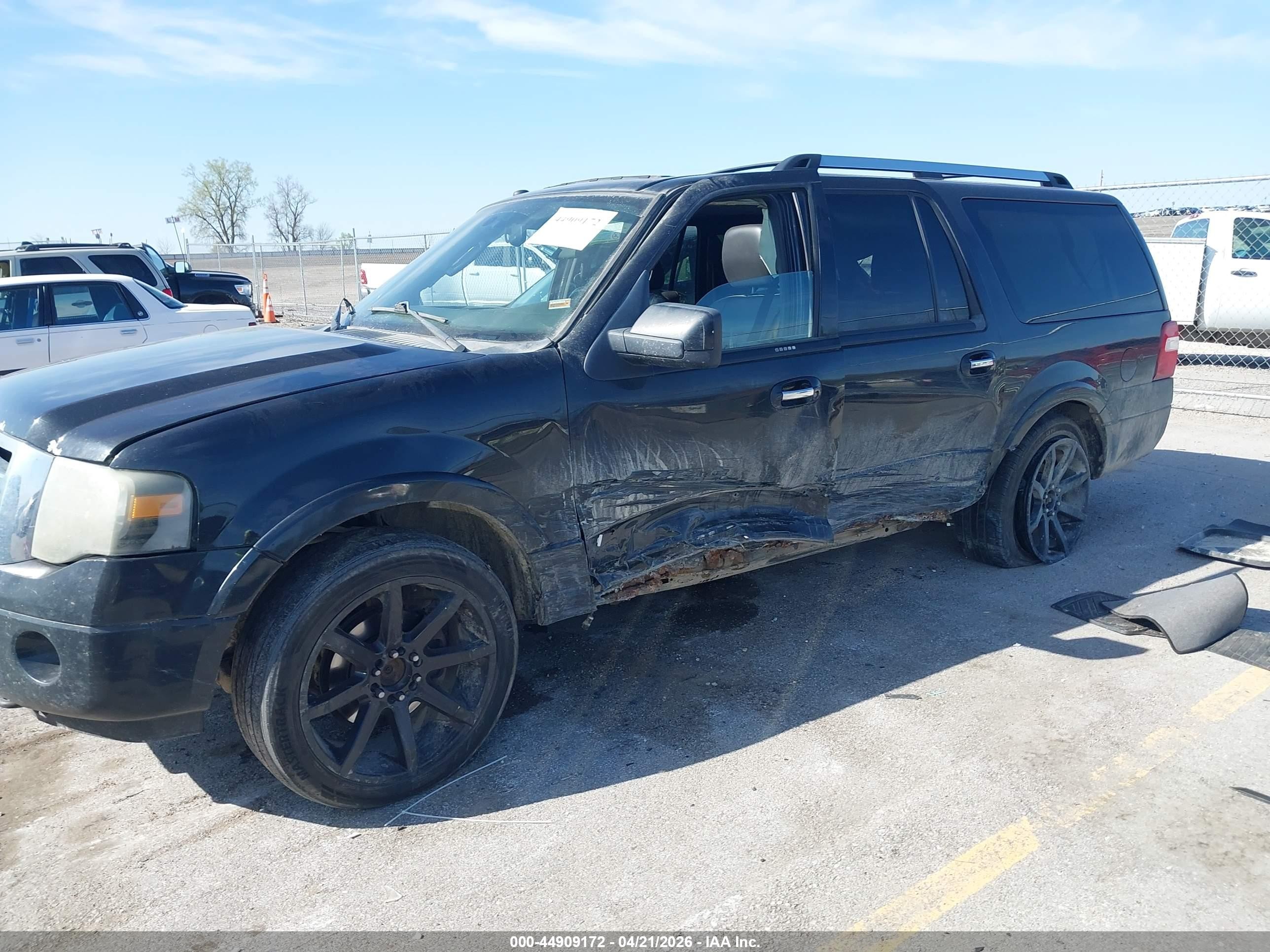 2011 Ford Expedition El Limited Black vin: 1FMJK2A58BEF11090