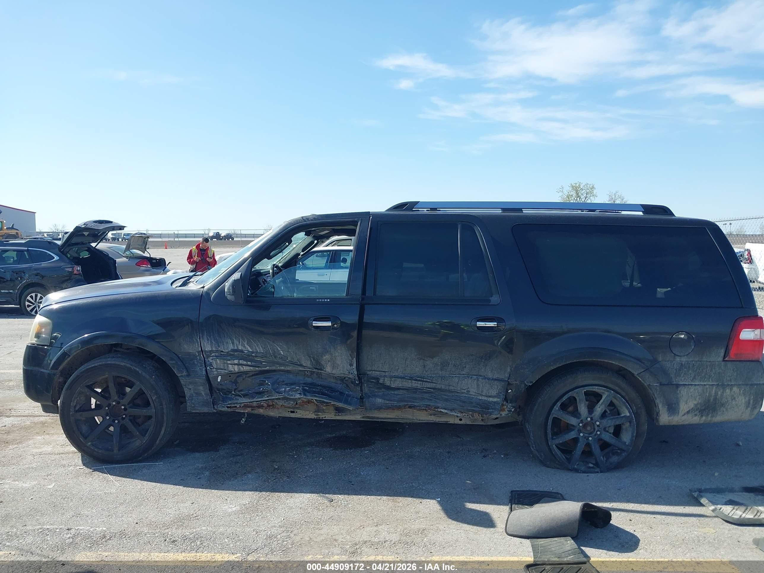 2011 Ford Expedition El Limited Black vin: 1FMJK2A58BEF11090