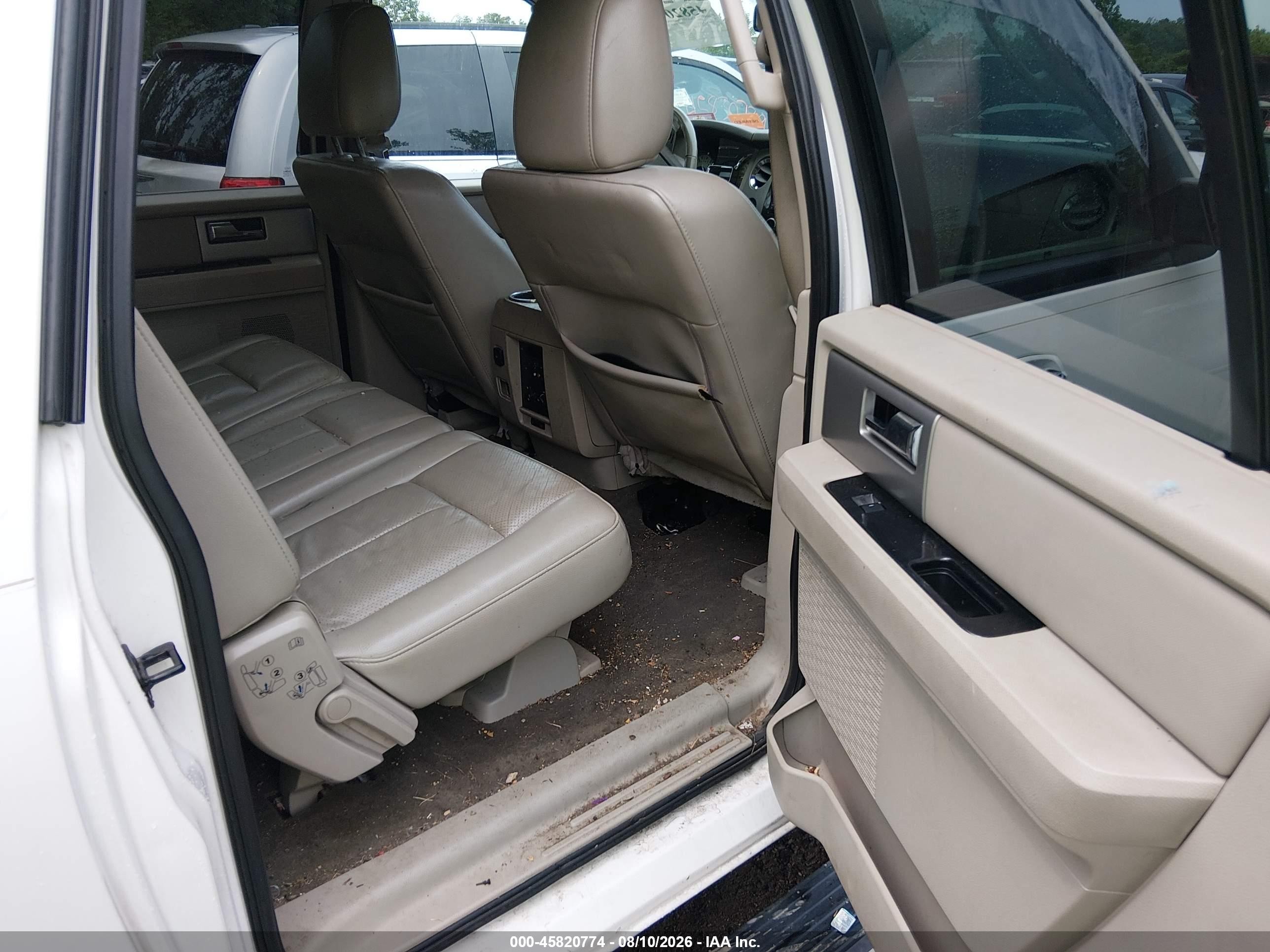 2013 Ford Expedition El Limited White vin: 1FMJK2A58DEF16244