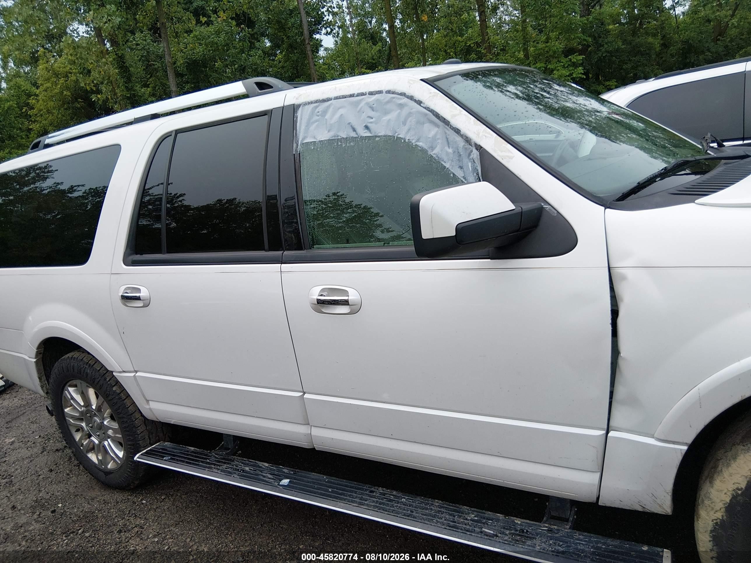 2013 Ford Expedition El Limited White vin: 1FMJK2A58DEF16244