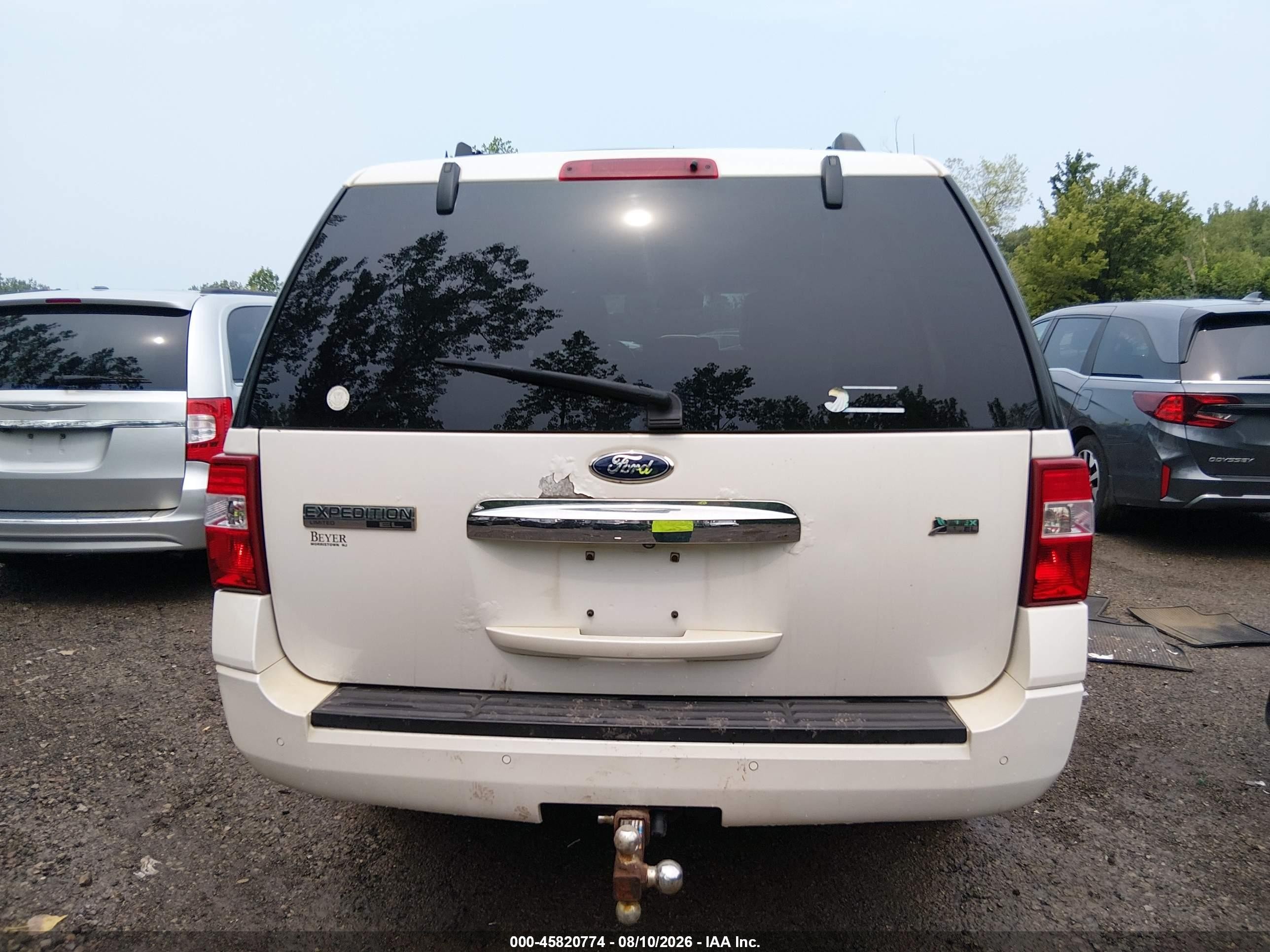2013 Ford Expedition El Limited White vin: 1FMJK2A58DEF16244