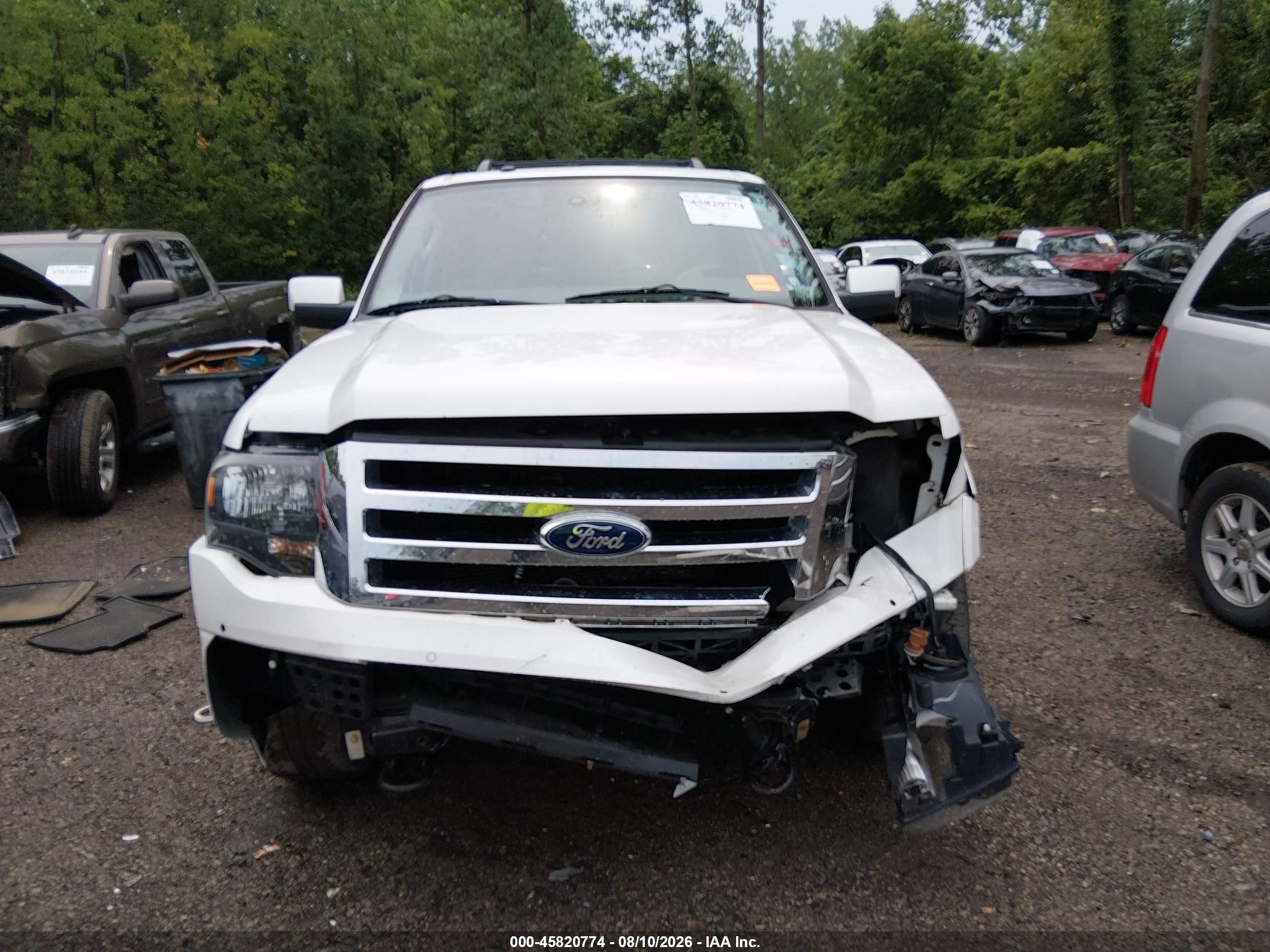 2013 Ford Expedition El Limited White vin: 1FMJK2A58DEF16244