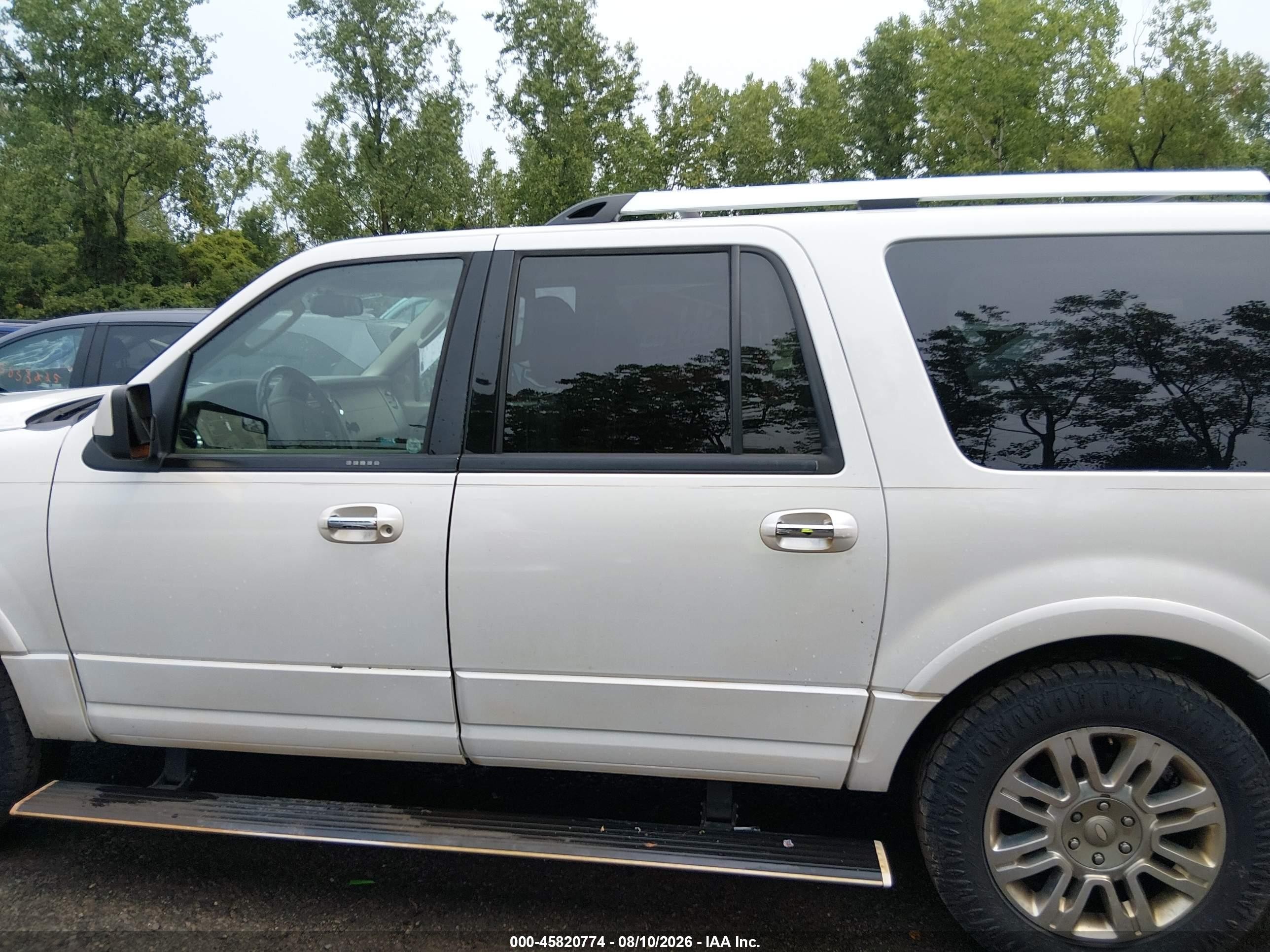 2013 Ford Expedition El Limited White vin: 1FMJK2A58DEF16244