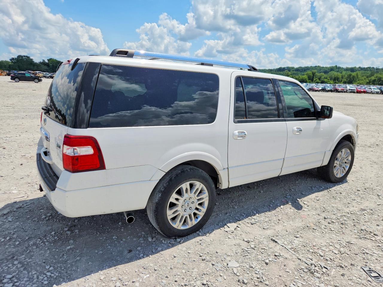 2014 Ford Expedition El Limited White vin: 1FMJK2A58EEF59113