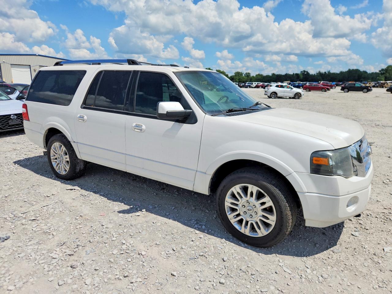 2014 Ford Expedition El Limited White vin: 1FMJK2A58EEF59113