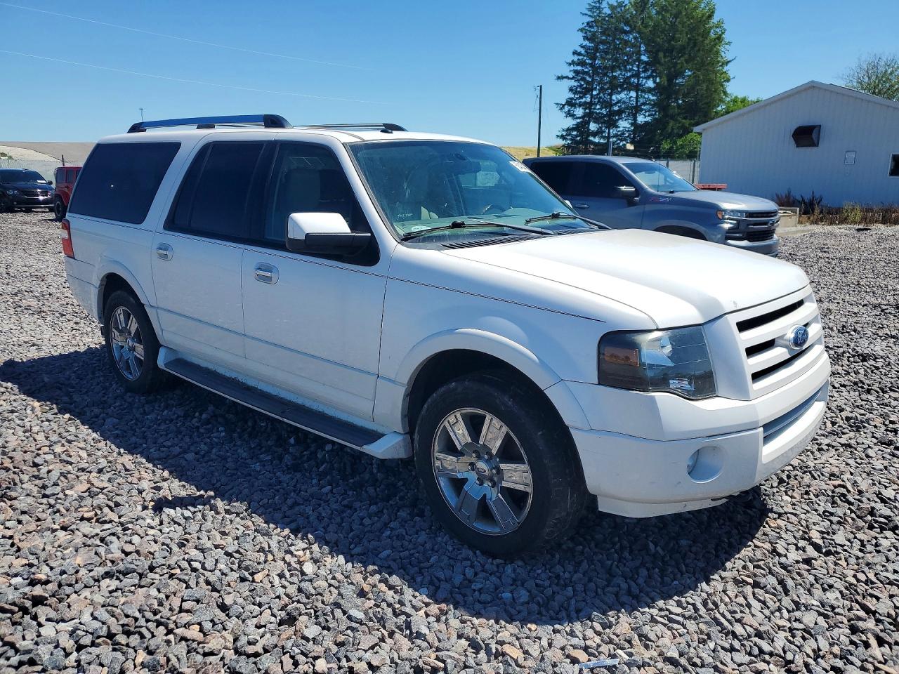 2010 Ford Expedition El Limited White vin: 1FMJK2A59AEB62133