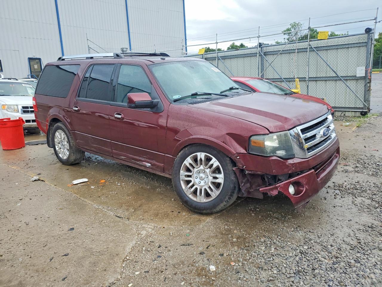 2011 Ford Expedition El Limited Бордовый vin: 1FMJK2A59BEF25791