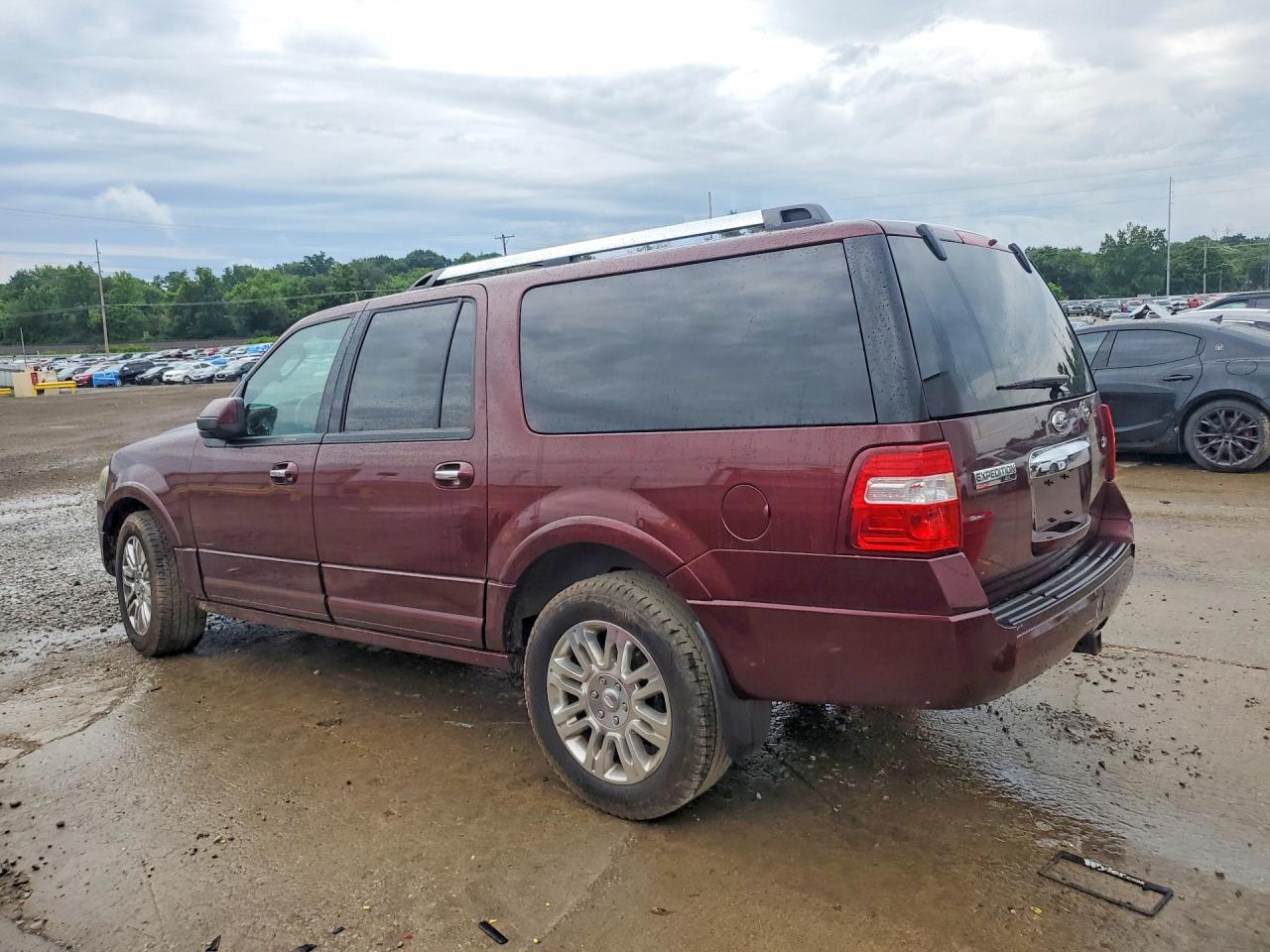 2011 Ford Expedition El Limited Бордовый vin: 1FMJK2A59BEF25791