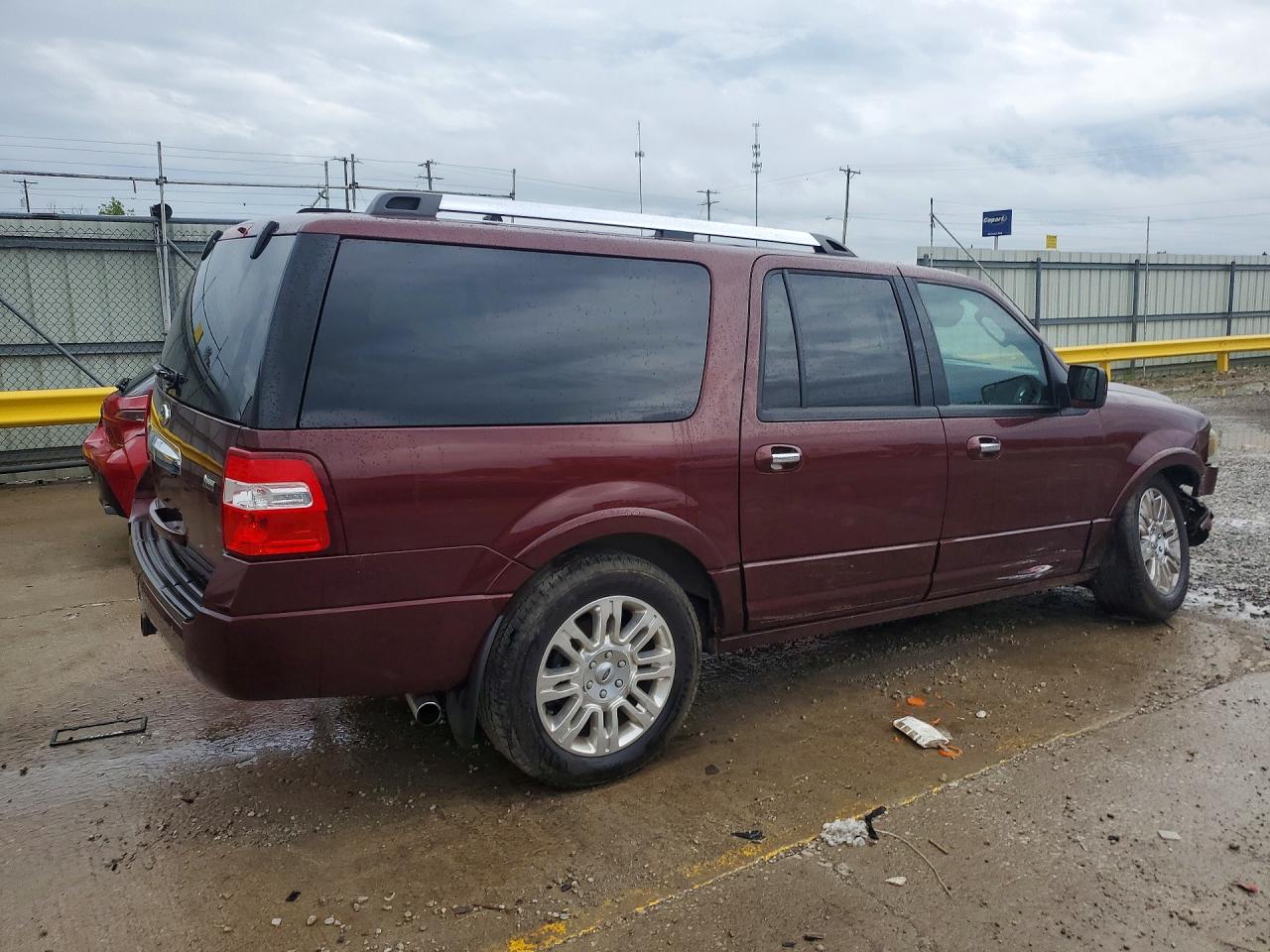 2011 Ford Expedition El Limited Бордовый vin: 1FMJK2A59BEF25791