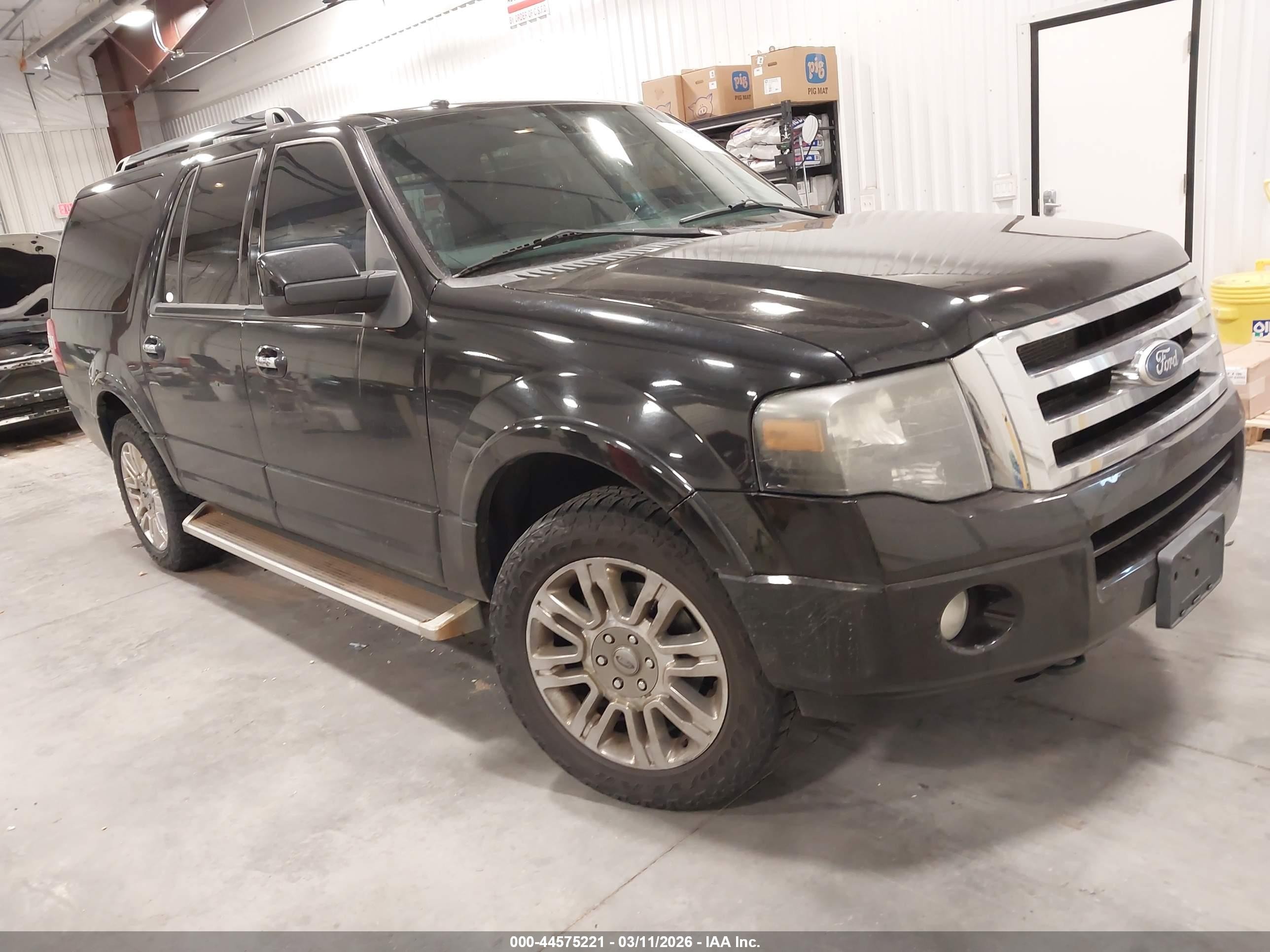 2011 Ford Expedition El Limited Black vin: 1FMJK2A59BEF41005