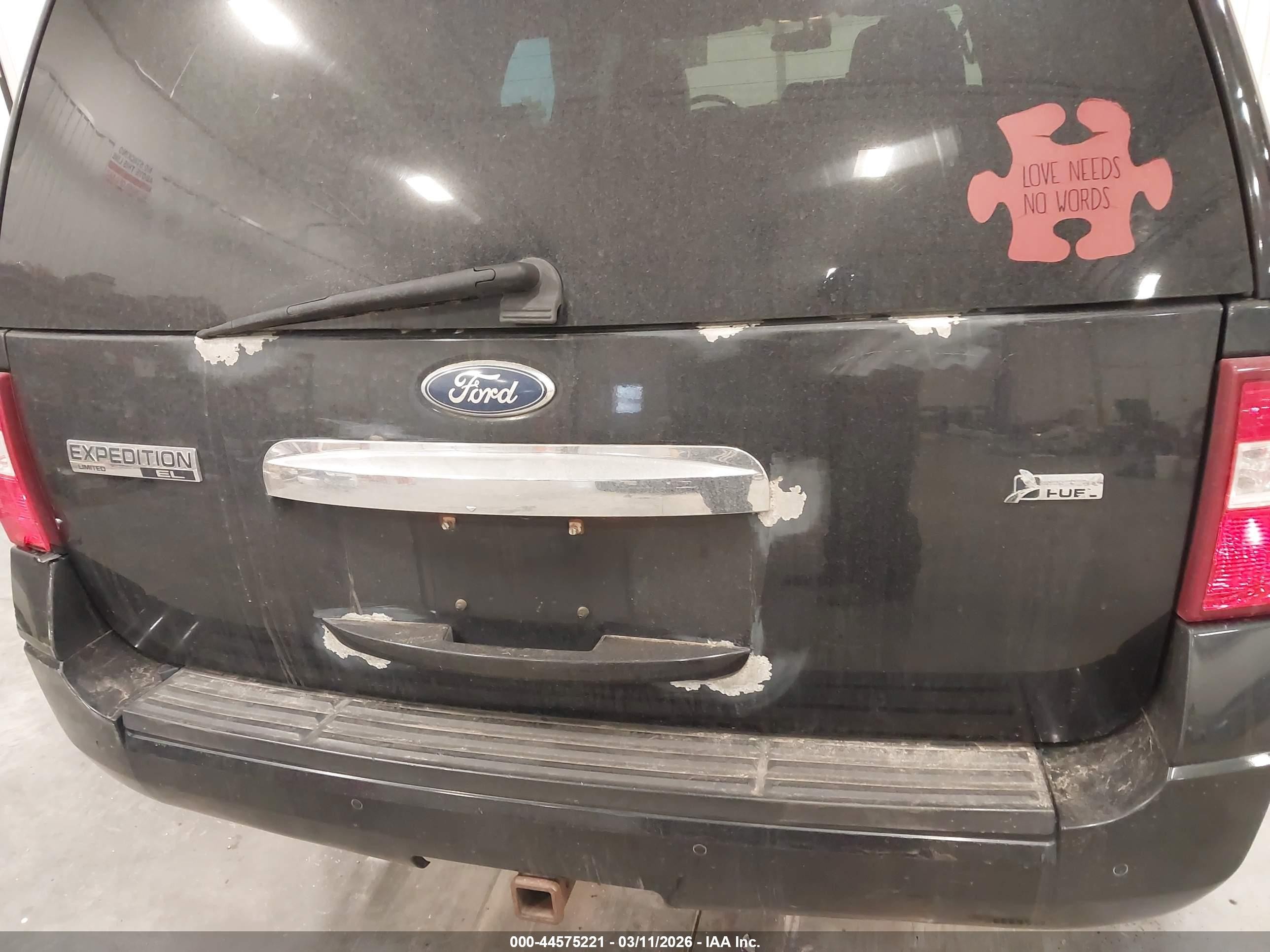 2011 Ford Expedition El Limited Black vin: 1FMJK2A59BEF41005
