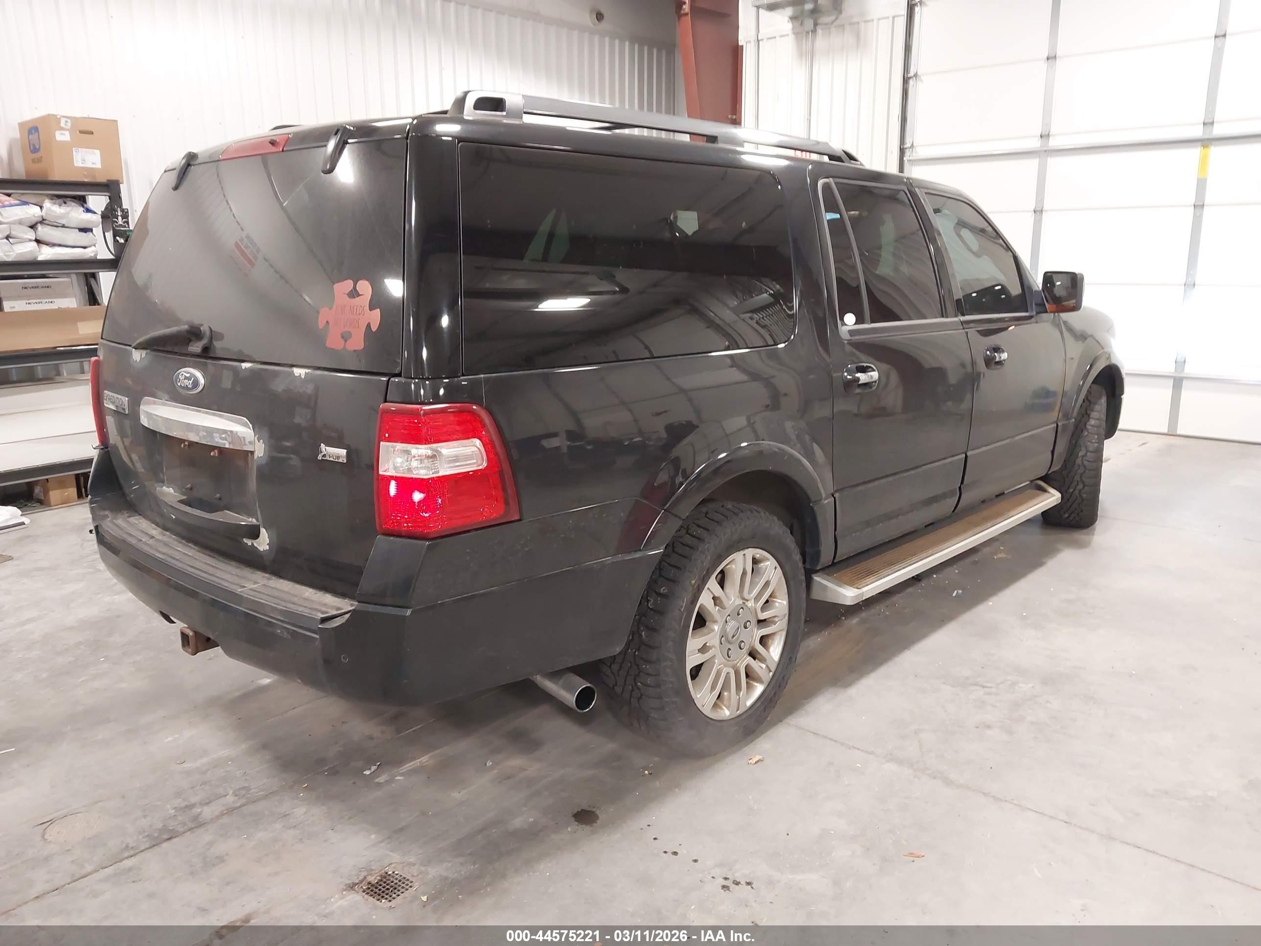 2011 Ford Expedition El Limited Black vin: 1FMJK2A59BEF41005