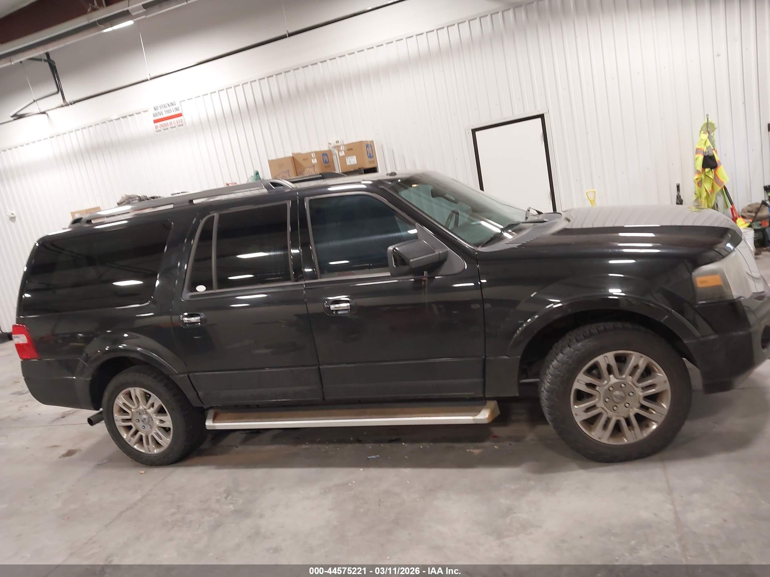 2011 Ford Expedition El Limited Black vin: 1FMJK2A59BEF41005