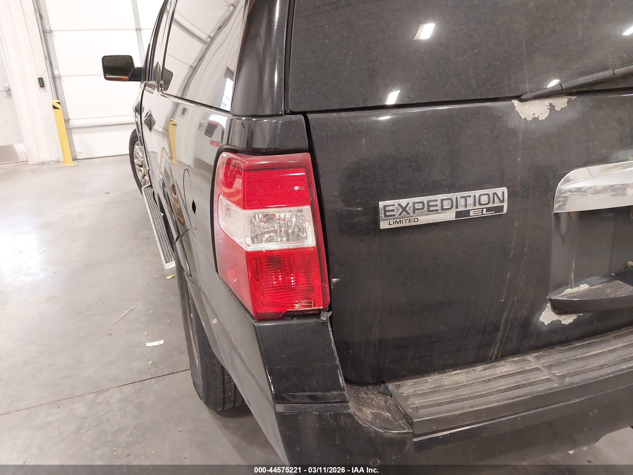2011 Ford Expedition El Limited Black vin: 1FMJK2A59BEF41005