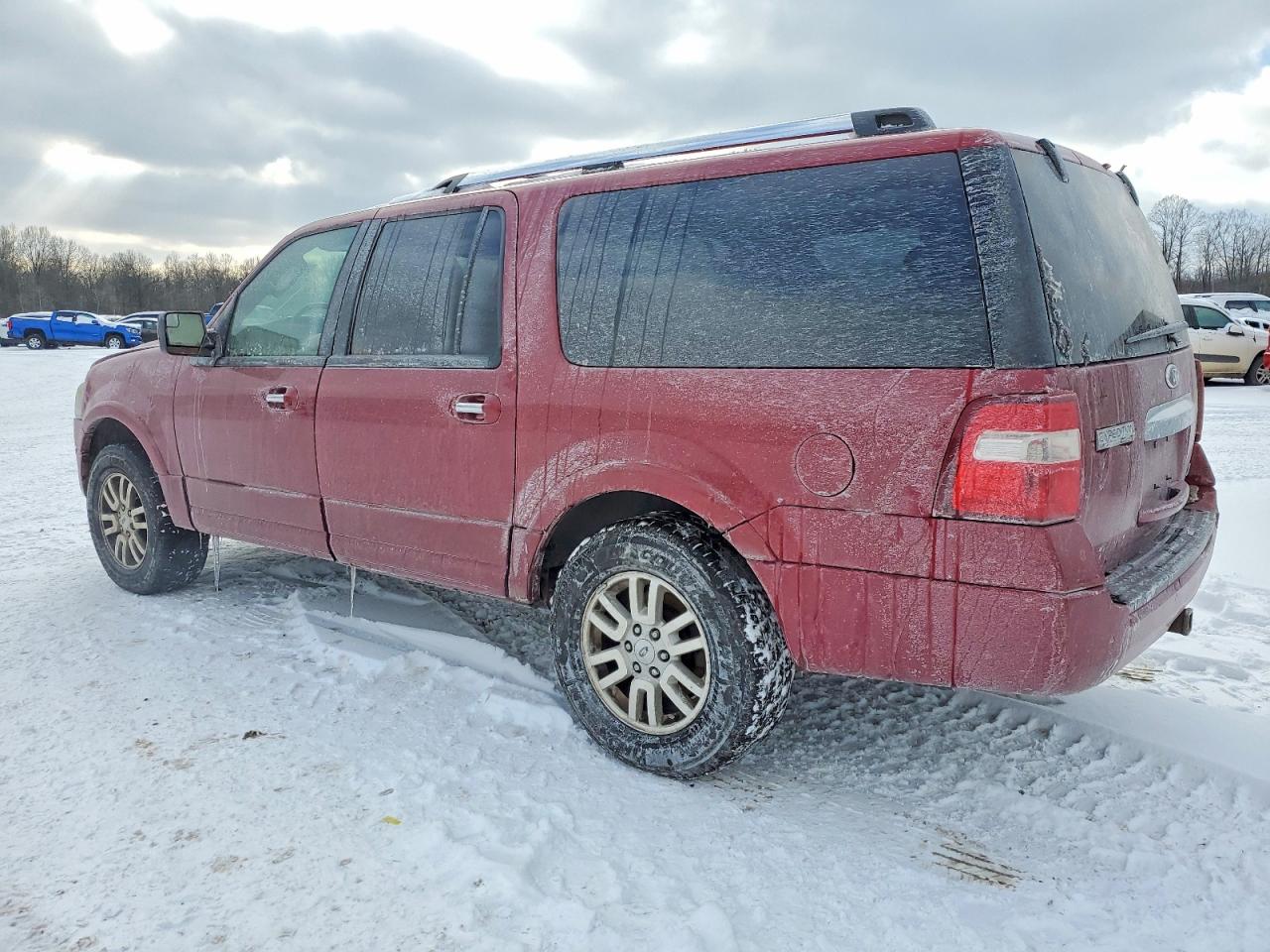 2014 Ford Expedition El Limited Red vin: 1FMJK2A59EEF57211