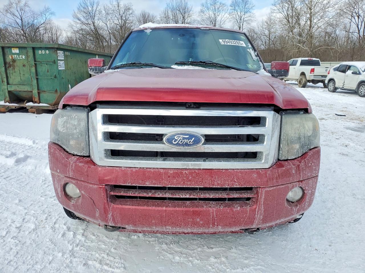 2014 Ford Expedition El Limited Red vin: 1FMJK2A59EEF57211