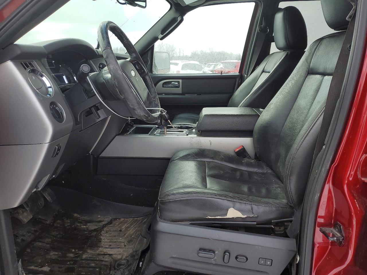 2014 Ford Expedition El Limited Red vin: 1FMJK2A59EEF57211