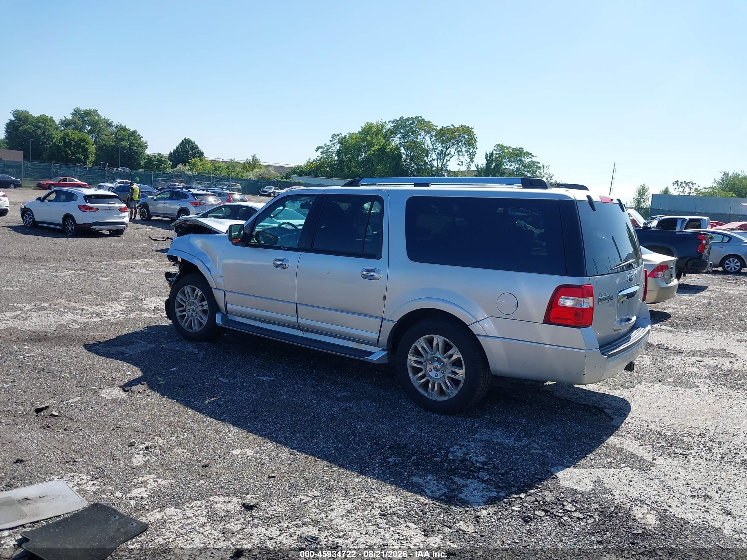 2011 Ford Expedition El Limited Silver vin: 1FMJK2A5XBEF15433