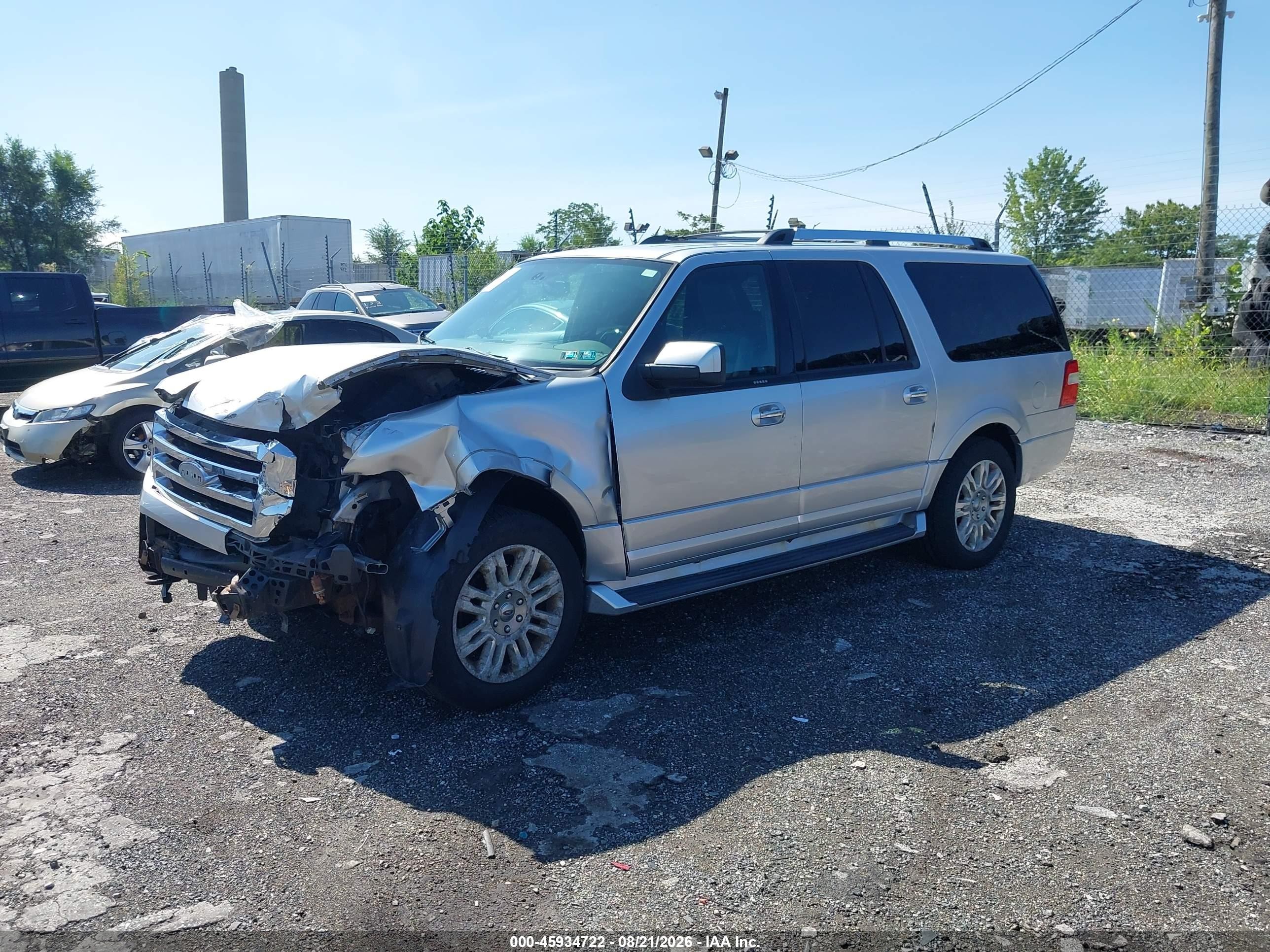 2011 Ford Expedition El Limited Silver vin: 1FMJK2A5XBEF15433