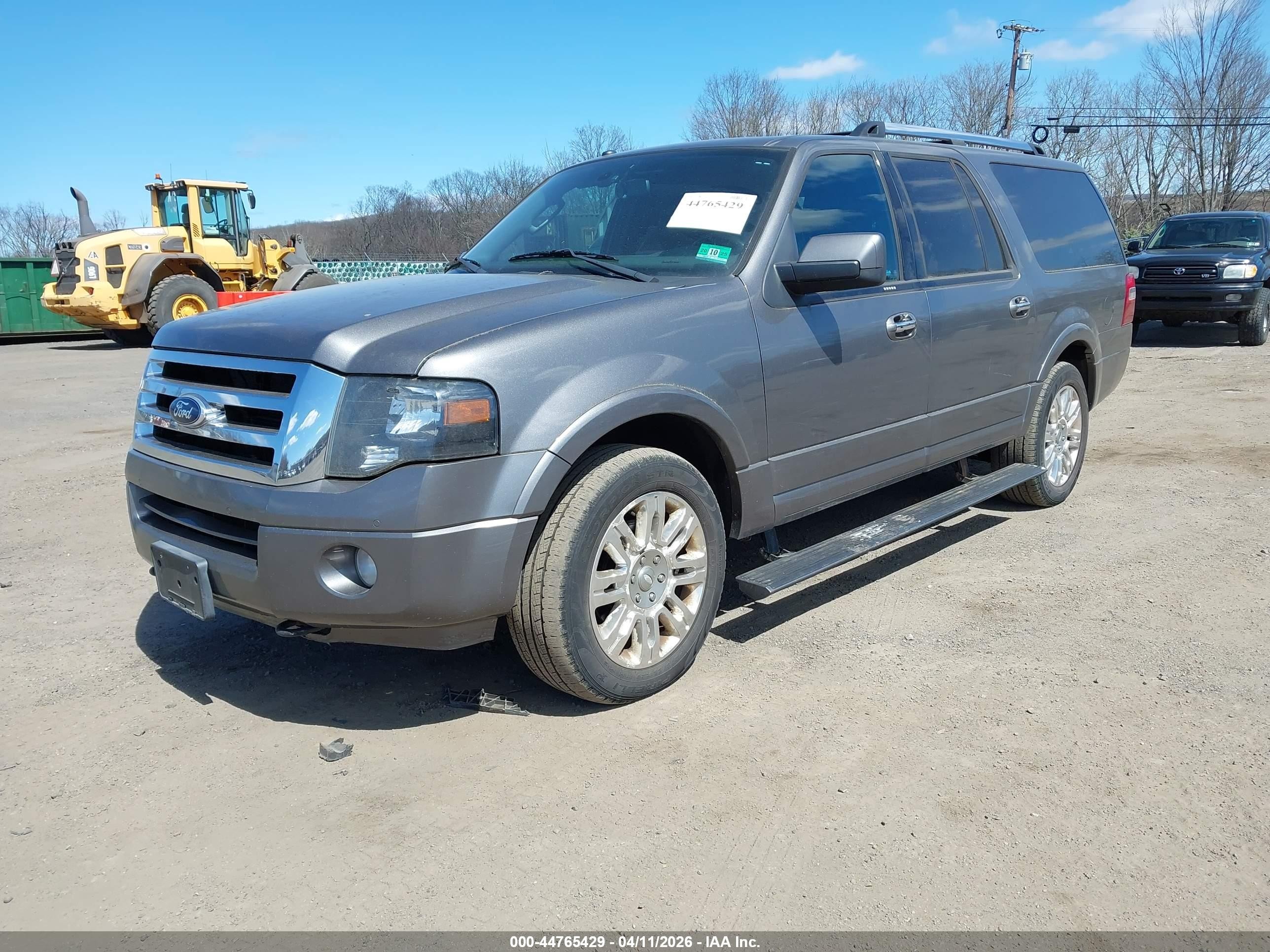 2013 Ford Expedition El Limited Gray vin: 1FMJK2A5XDEF34664