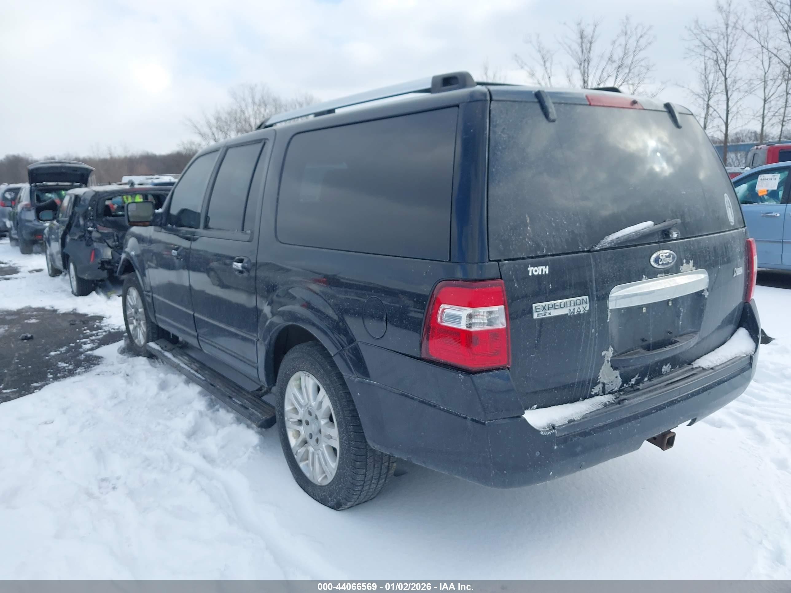 2013 Ford Expedition Max Limited Black vin: 1FMJK2A5XDEF38696