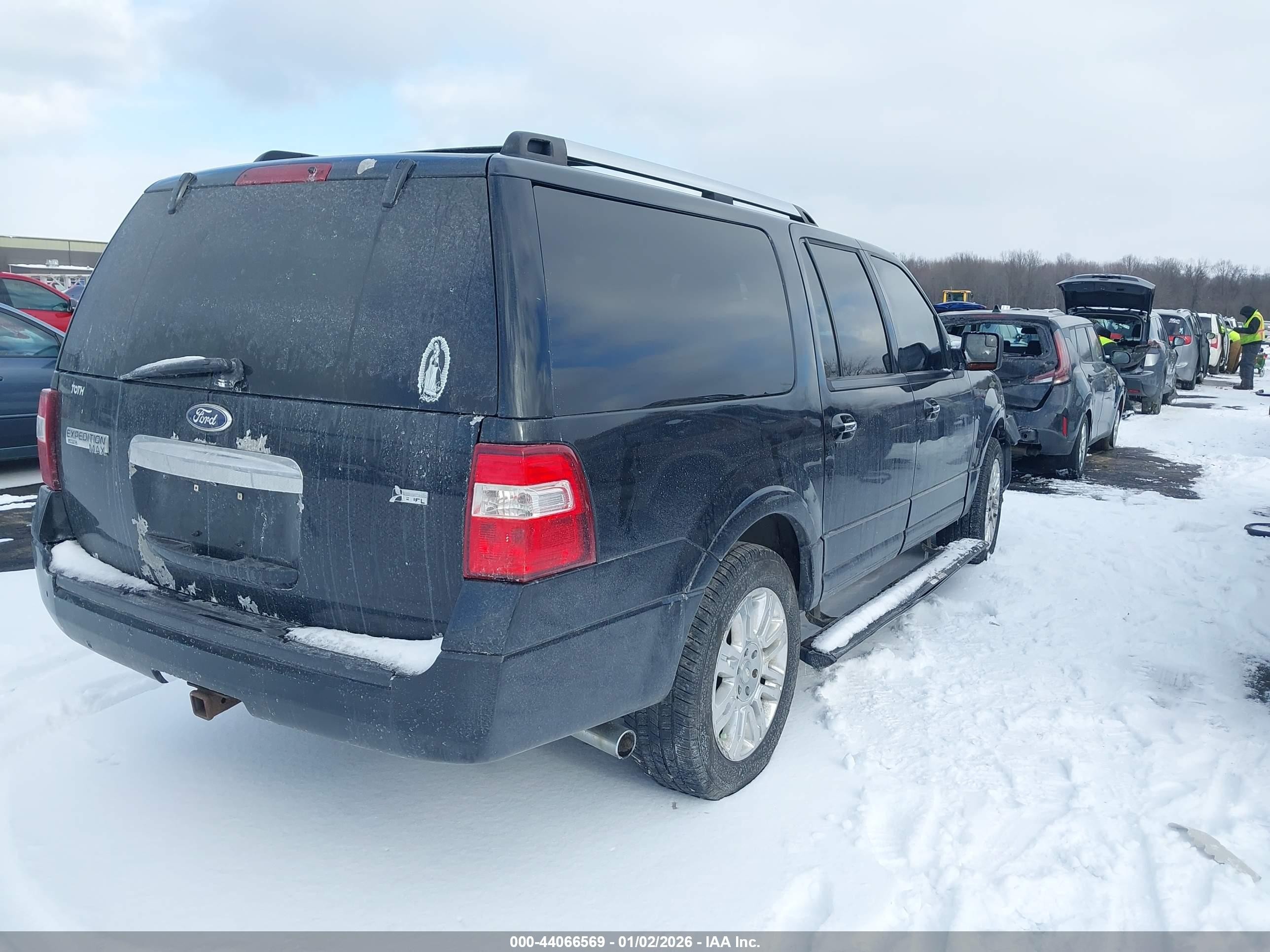 2013 Ford Expedition Max Limited Black vin: 1FMJK2A5XDEF38696