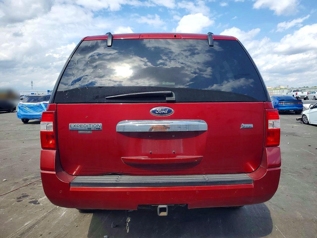 2013 Ford Expedition El Limited Red vin: 1FMJK2A5XDEF43669